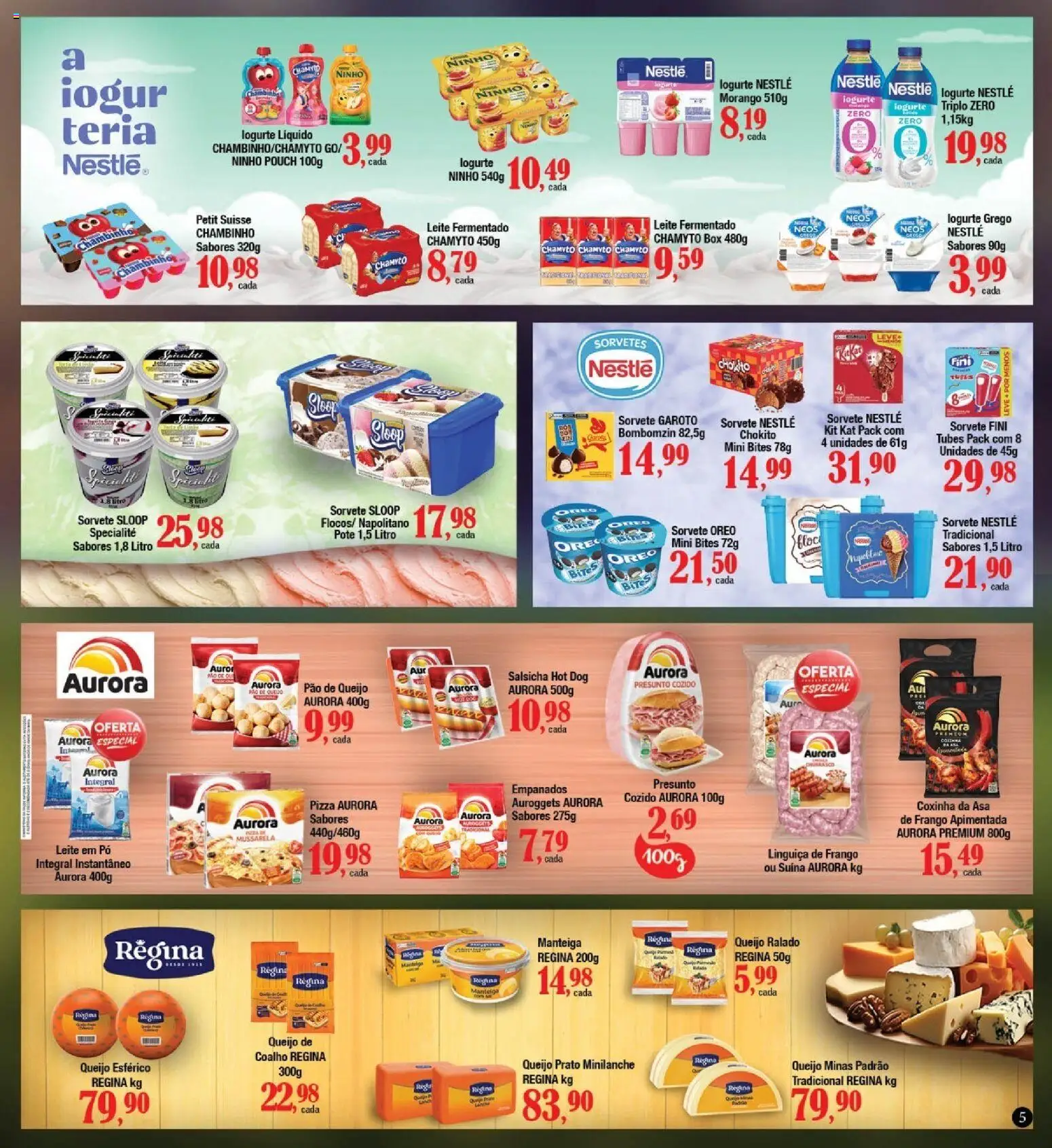 Supermercados Unidos Folheto - válido de 16.05.2026 | Página: 5 | Produtos: Pó, Presunto, Mussarela, Leite fermentado