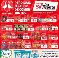 Supermercados São Vicente ofertas Perdigão - Pré-Visualização do folheto da loja Supermercados São Vicente, válido de 19.05.2026 | Página: 1