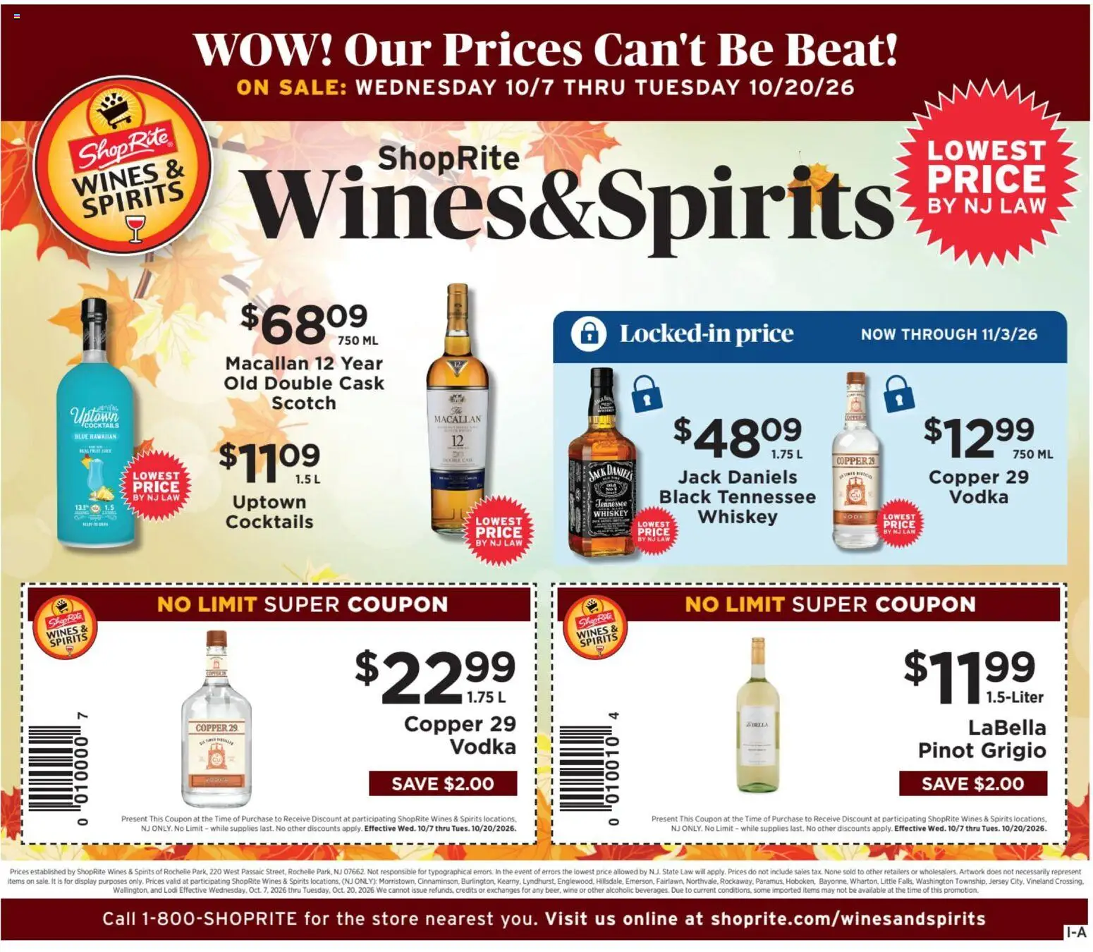 ShopRite Wine & Spirits - valid from 10/07/2026 | Page: 1