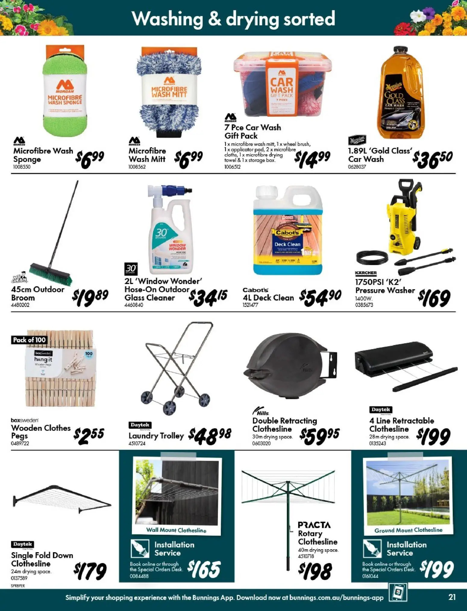 Bunnings Warehouse catalogue - valid from 09/09/2026 | Page: 21 | Products: Desk, Cleaner, Trolley, Broom