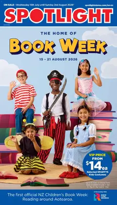 Spotlight - The Home Of Book Week preview  - valid from 15 Jul 2026