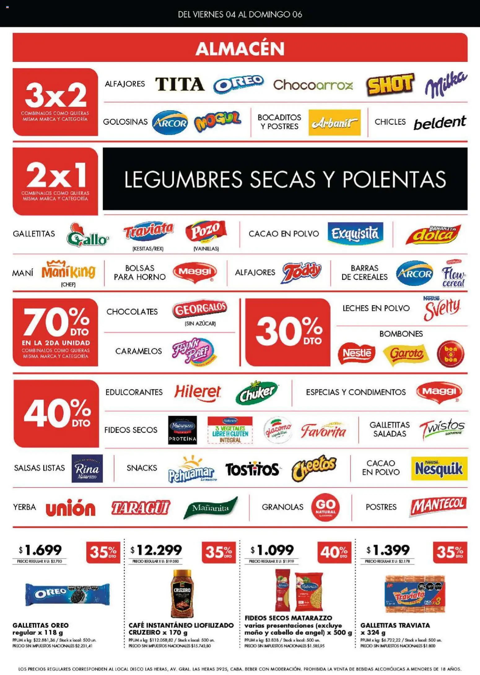 Disco - Ofertas | Córdoba │ válido desde el 04/09/2026 | Página: 2 | Productos: Disco, Oreo, Cacao, Golosinas