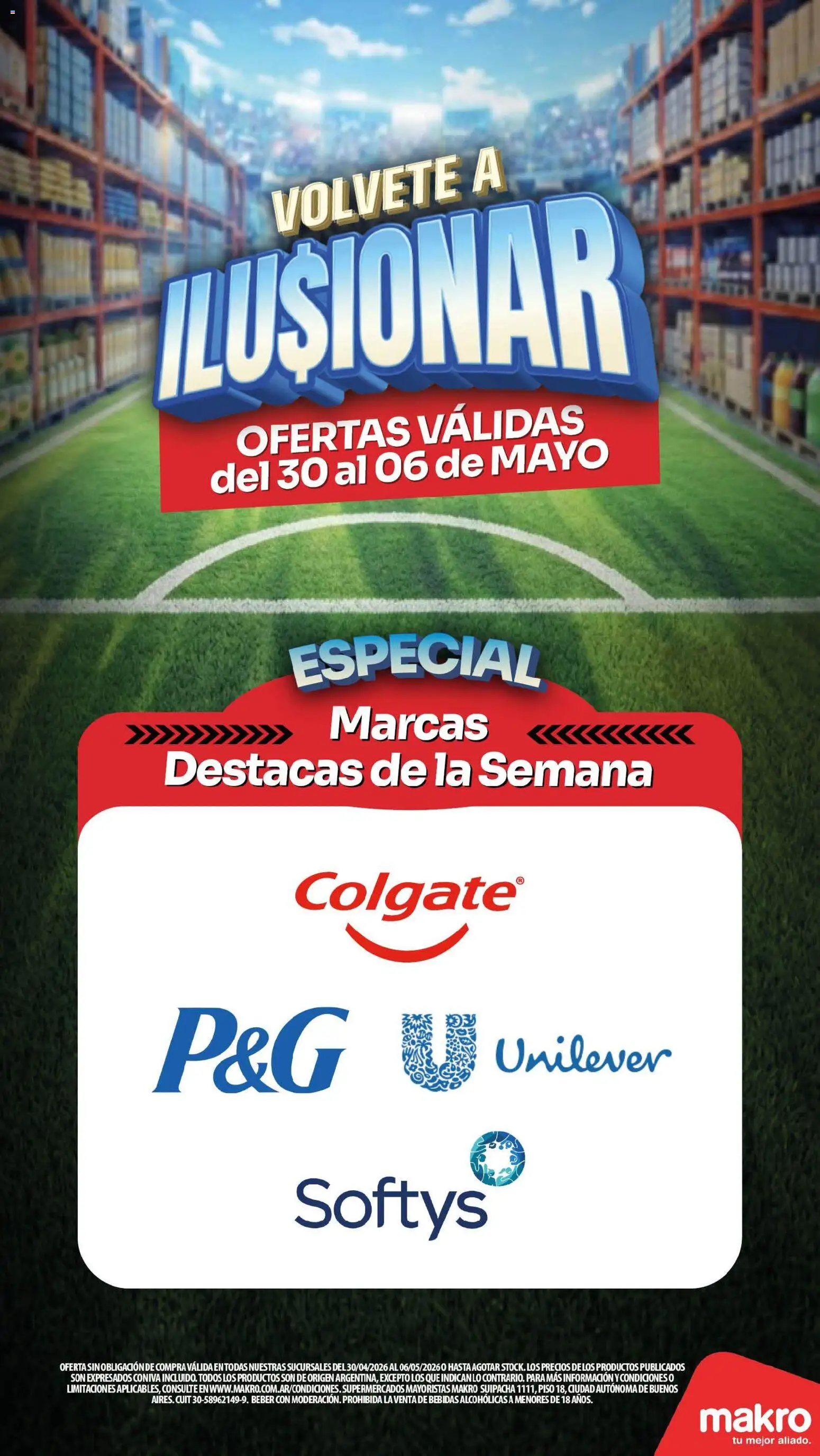 Makro Ofertas volvete a ilusionar │ válido desde el 30.04.2026 | Página: 1