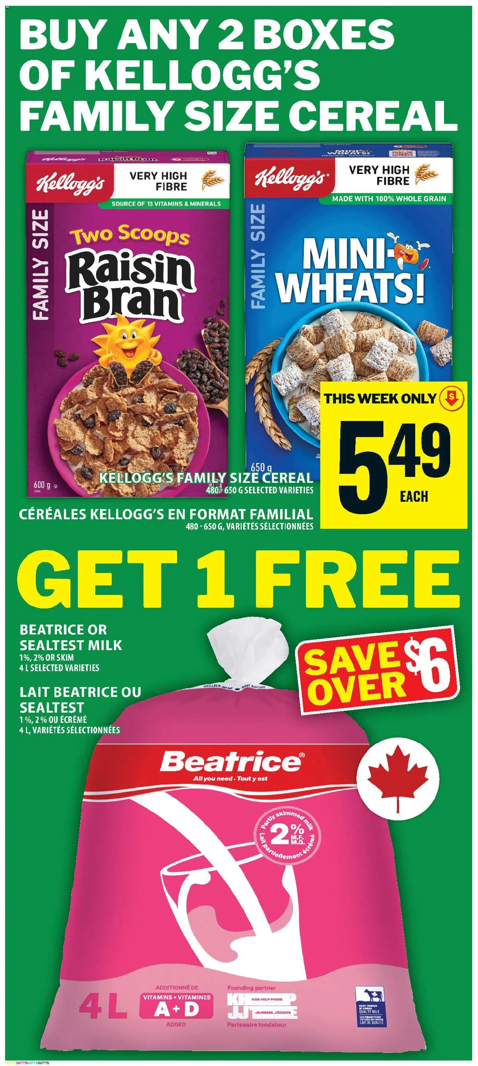 Food Basics flyer valid from Aug 13, 2026 | Page: 15 | Products: Phone, Milk