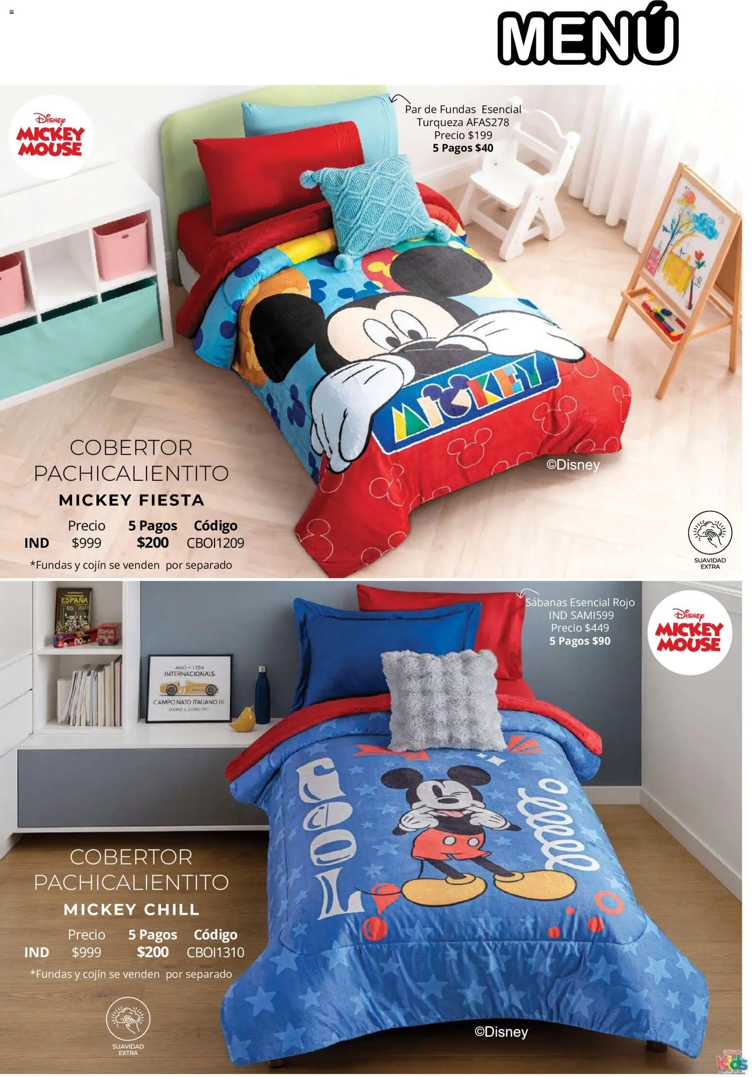 Nuevas ofertas de Colchas Concord válidas en toda la República Mexicana desde el 15/10/2026. ¡Encuentra las mejores ofertas en Colchas Concord catálogo Colección Infantil Para los más peques! | Página: 40