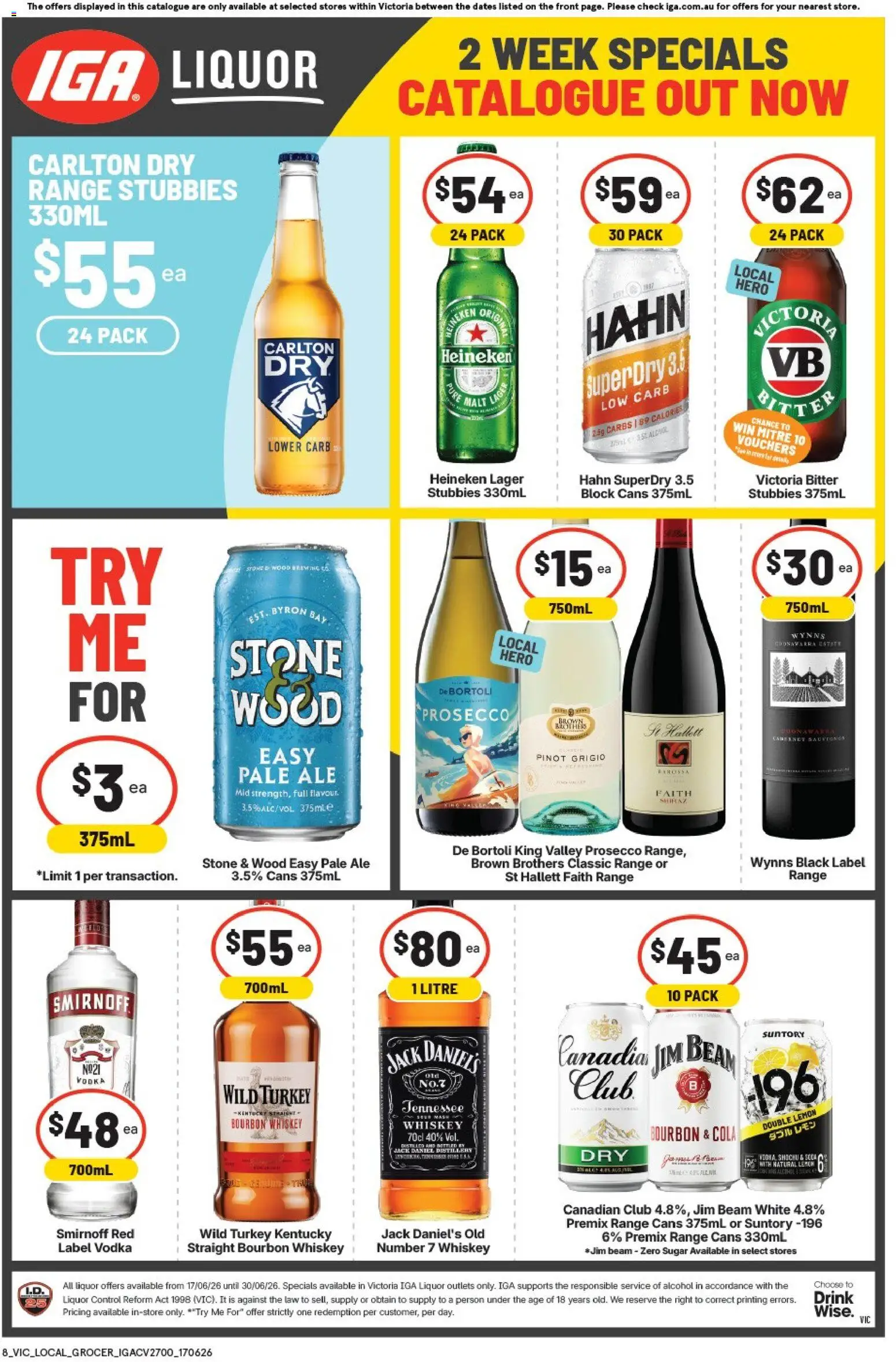 IGA catalogue - valid from 17.06.2026 | Page: 2 | Products: Bourbon, Sugar, Lemon, Turkey