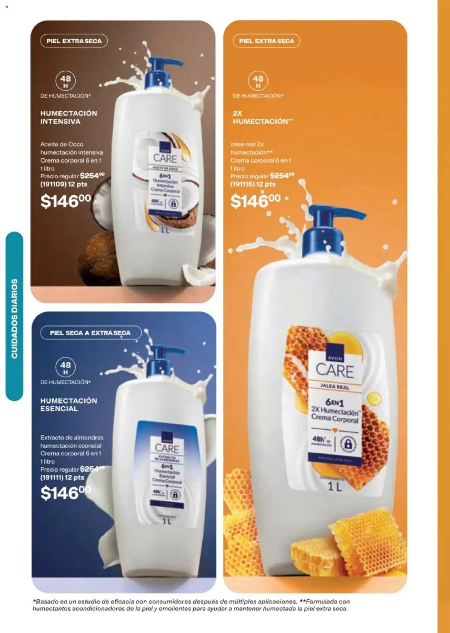 Nuevas ofertas de AVON válidas en toda la República Mexicana desde el 11/09/2026. ¡Encuentra las mejores ofertas en AVON campaña 14 2026! | Página: 130 | Productos: Almendras, Coco, Aceite de coco, Aceite