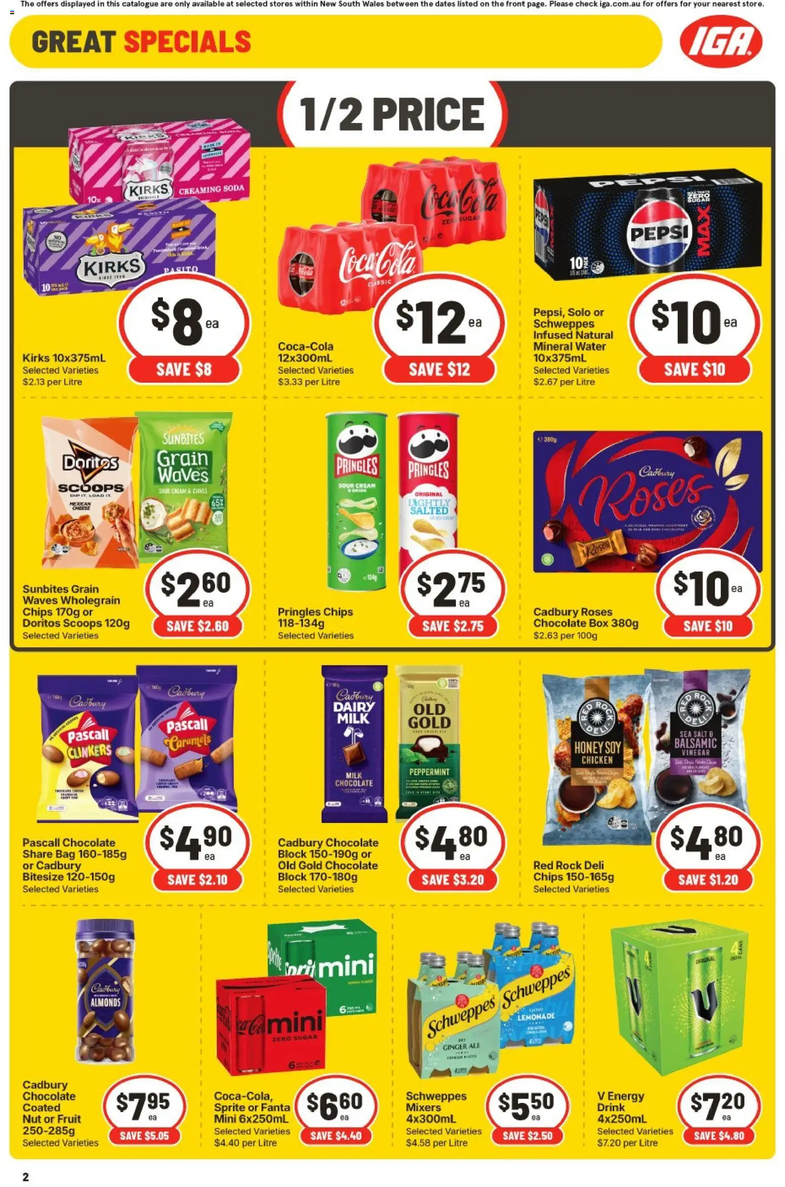 IGA catalogue - valid from 30/09/2026 | Page: 2 | Products: Box, Chocolate, Ginger, Water