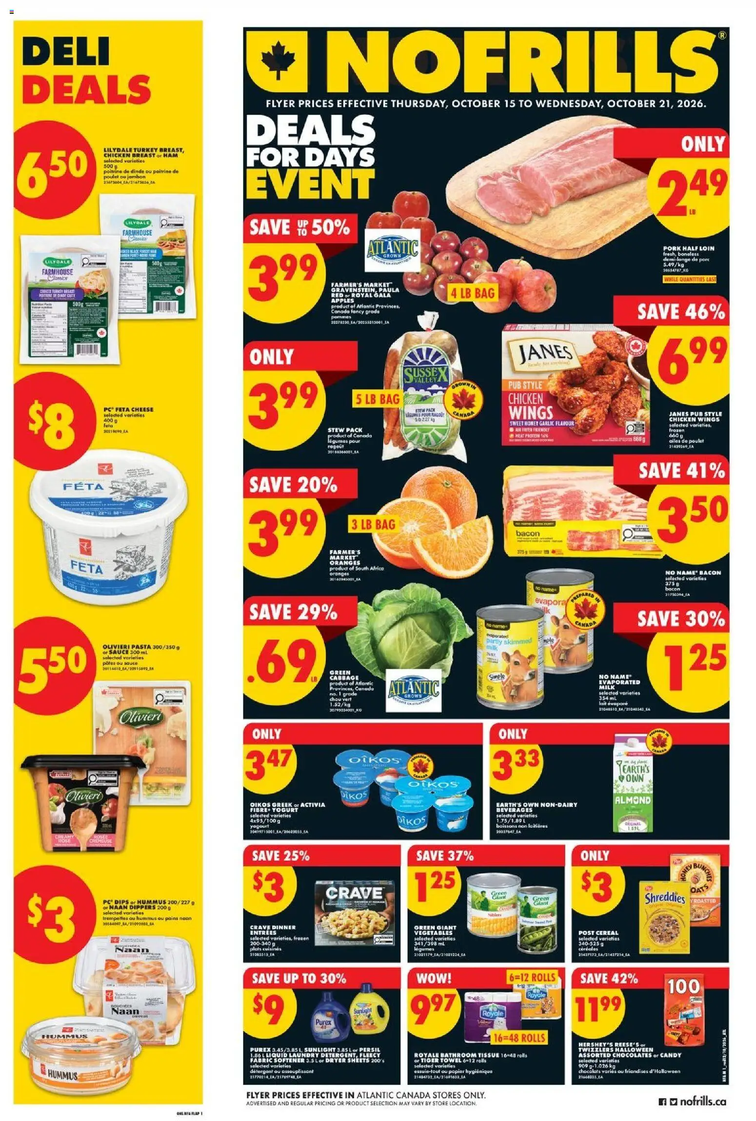 No Frills flyer valid from Oct 15, 2026 | Page: 1