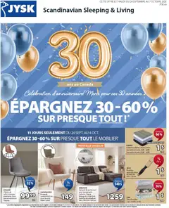 Preview of JYSK circulaire from shop JYSK valid from Sep 24, 2026