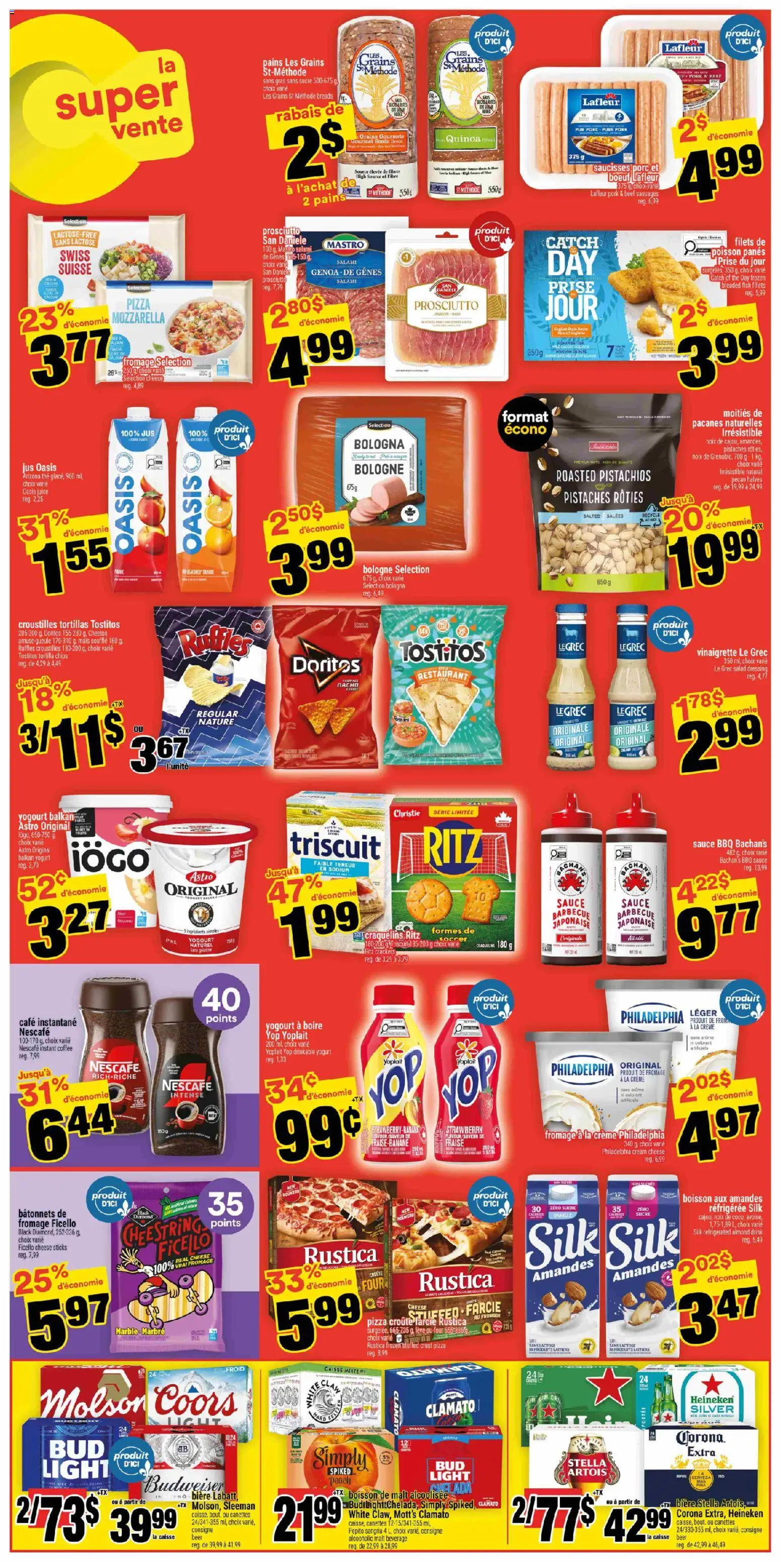 Super C flyer valid from Jul 2, 2026 | Page: 2 | Products: Salad, Yogurt, Salami, Beer