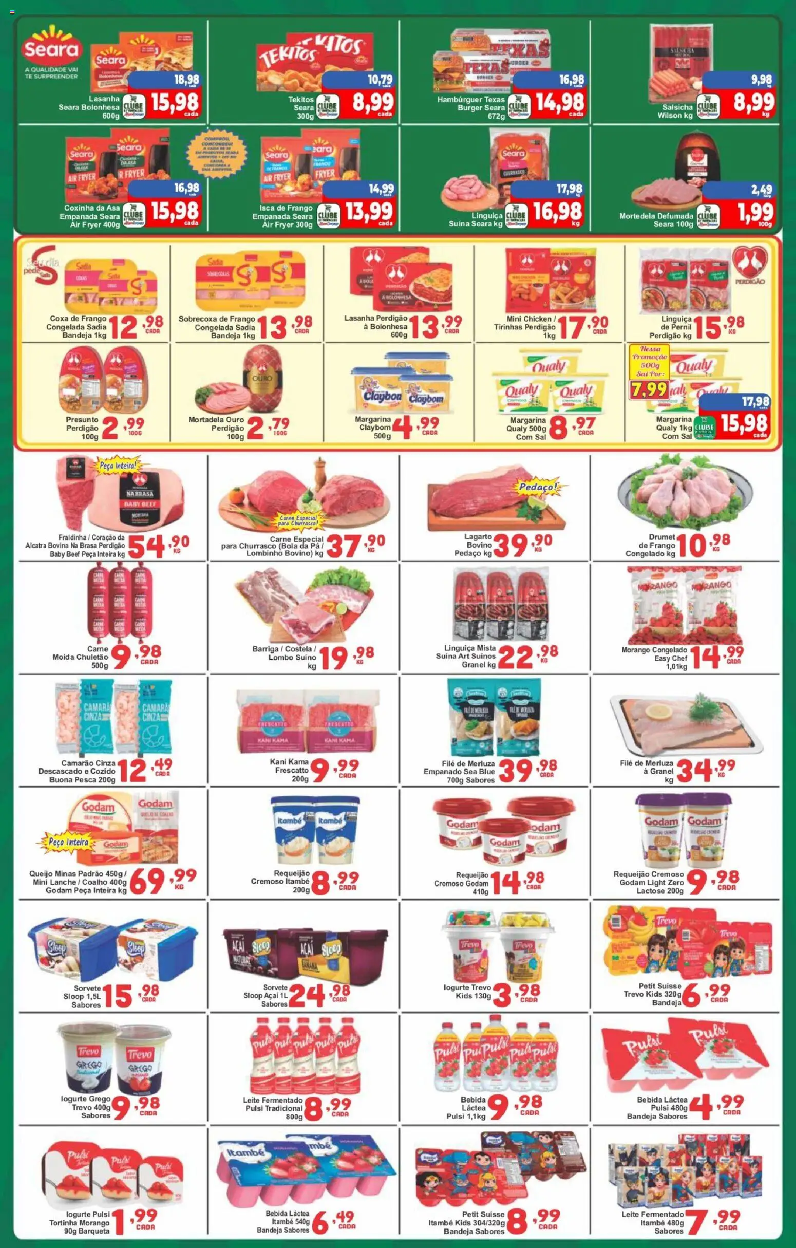 Rede Super Compras Folheto - válido de 29/08/2026 | Página: 3 | Produtos: Linguiça, Coxa de frango, Mortadela, Bebida