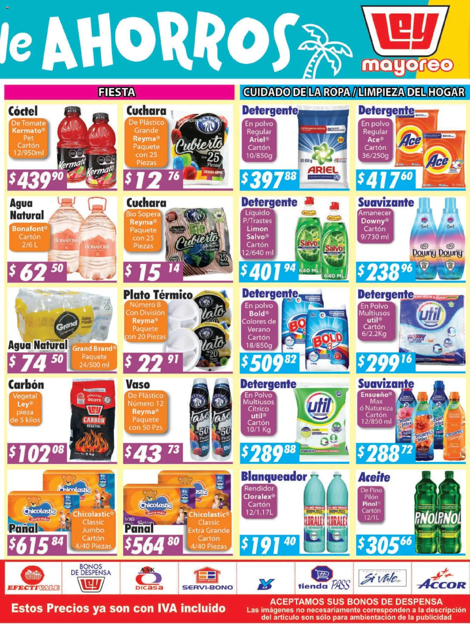 Nuevas ofertas de Casa Ley válidas en toda la República Mexicana desde el 17/08/2026. ¡Encuentra las mejores ofertas en Casa Ley folleto Sinaloa! | Página: 6 | Productos: Detergente, Agua, Suavizante, Despensa