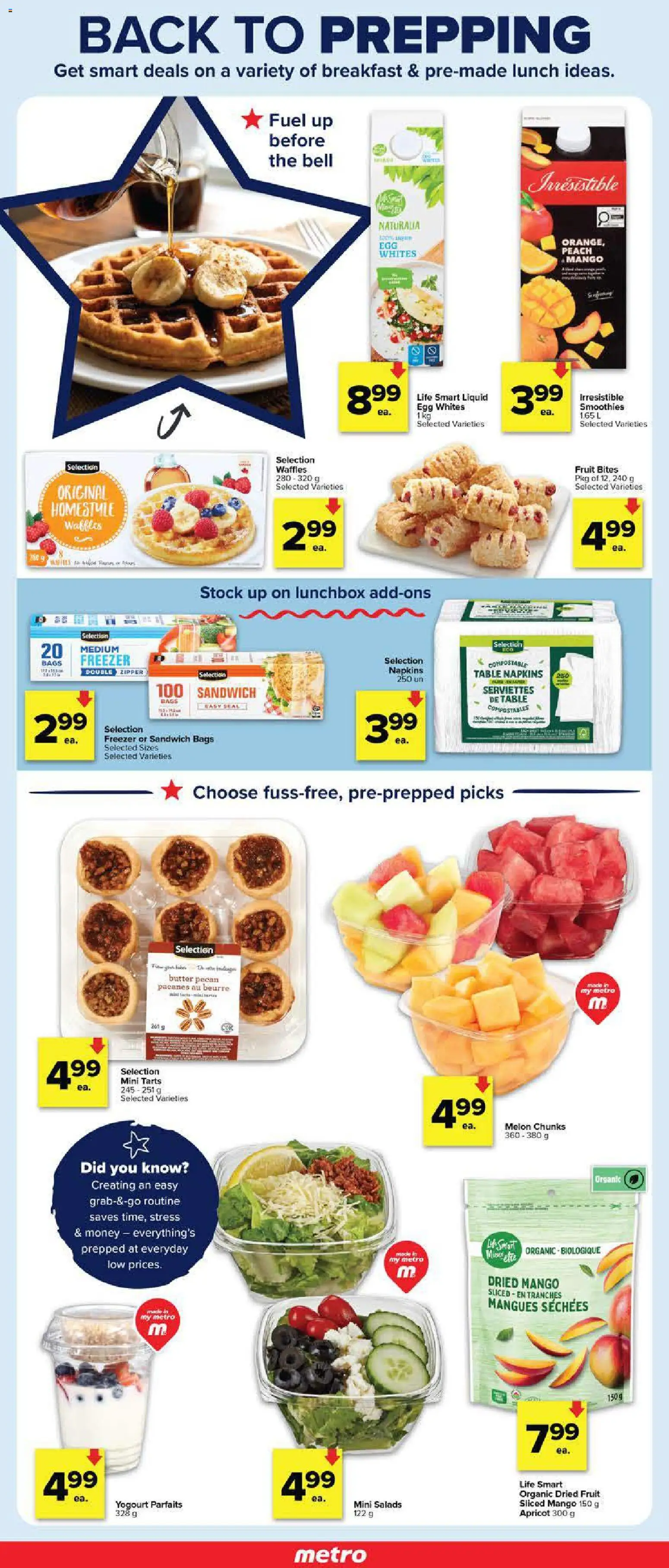 Metro flyer valid from Aug 20, 2026 | Page: 2 | Products: Fruit, Freezer, Dried mango, Butter