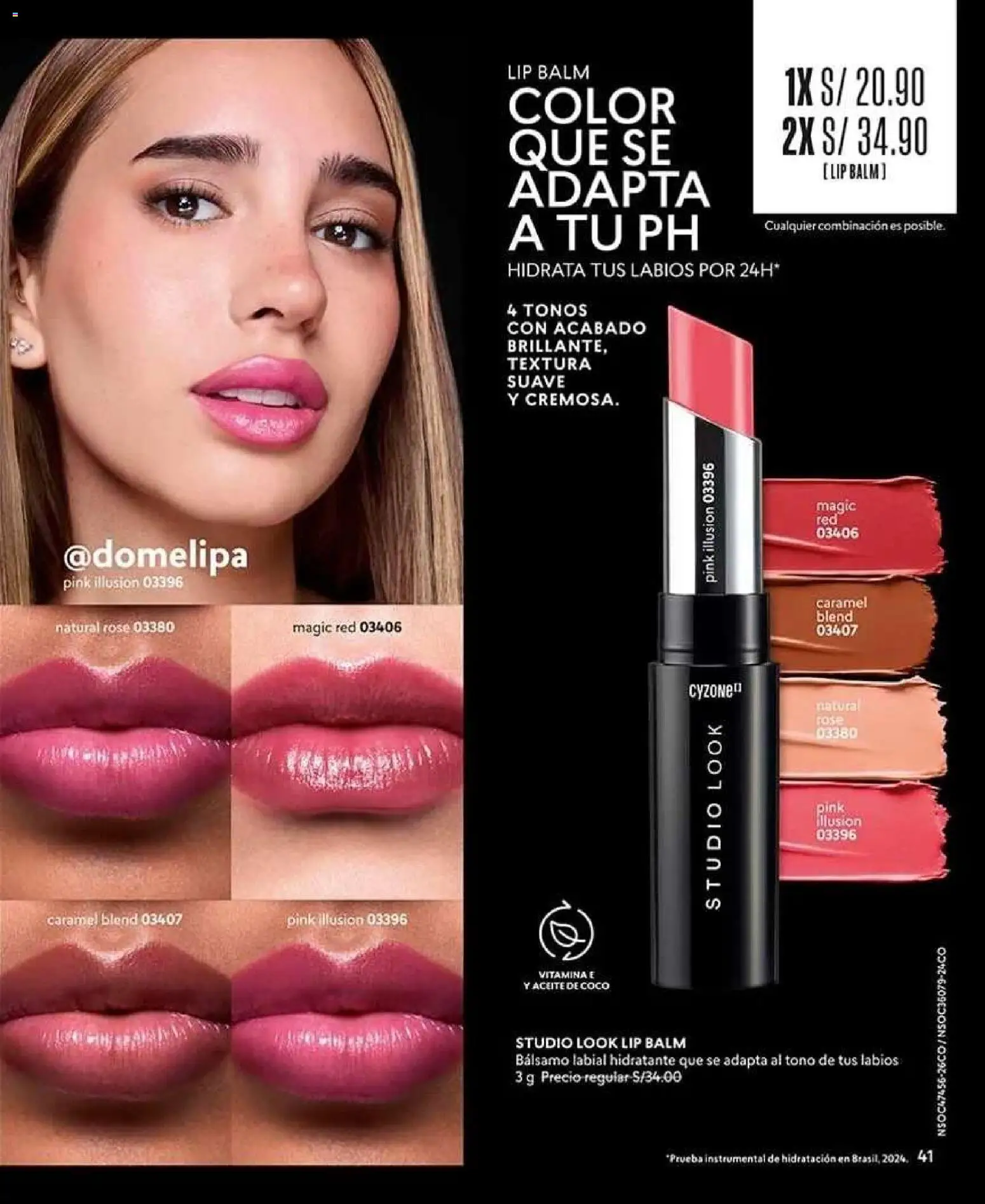Catálogo CyZone válido desde 22/08/2026 | Página: 41 | Productos: Bálsamo labial