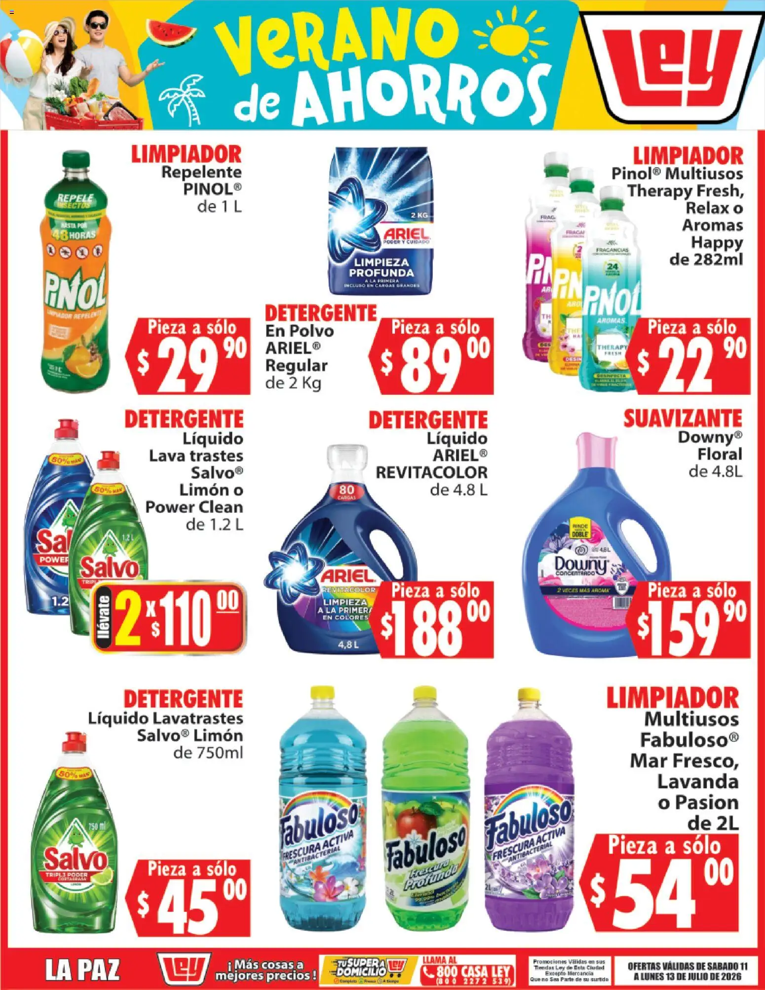 Nuevas ofertas de Casa Ley válidas en toda la República Mexicana desde el 11/07/2026. ¡Encuentra las mejores ofertas en Casa Ley folleto Verano de ahorros! | Página: 6