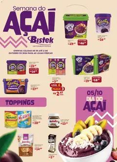 Bistek Supermercados ofertas Semana do Açai - Pré-Visualização do folheto da loja Bistek Supermercados, válido de 05/10/2026