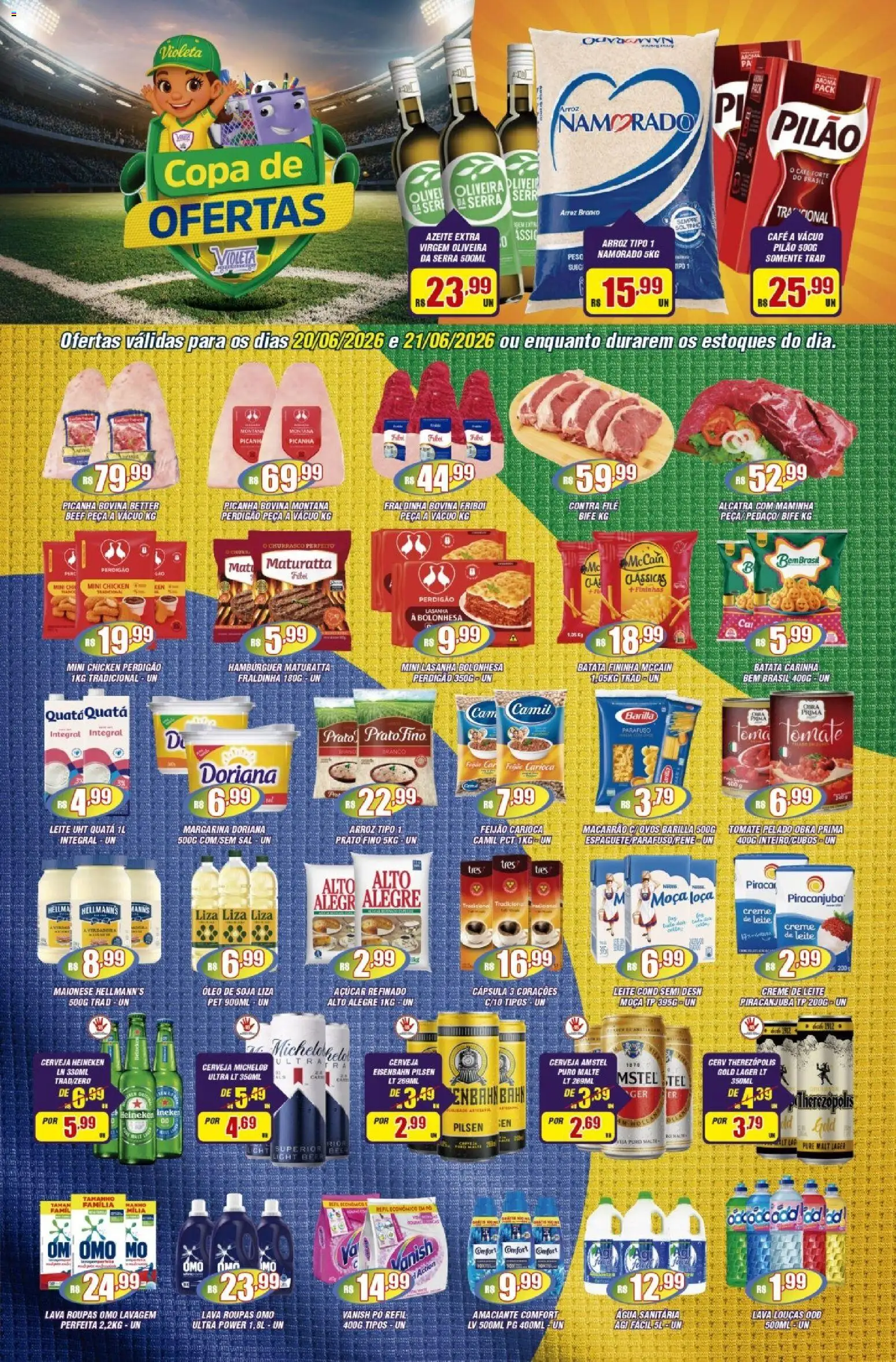 Violeta Supermercados Folheto - válido de 20.06.2026 | Página: 1