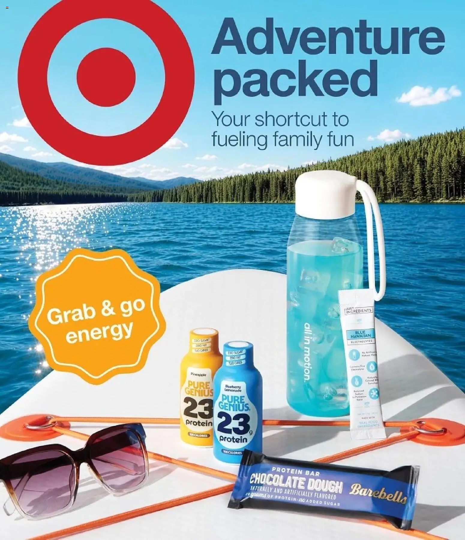 Target Weekly Ad - valid from 08/09/2026 | Page: 1 | Products: Chocolate, Protein, Sugar, Dough