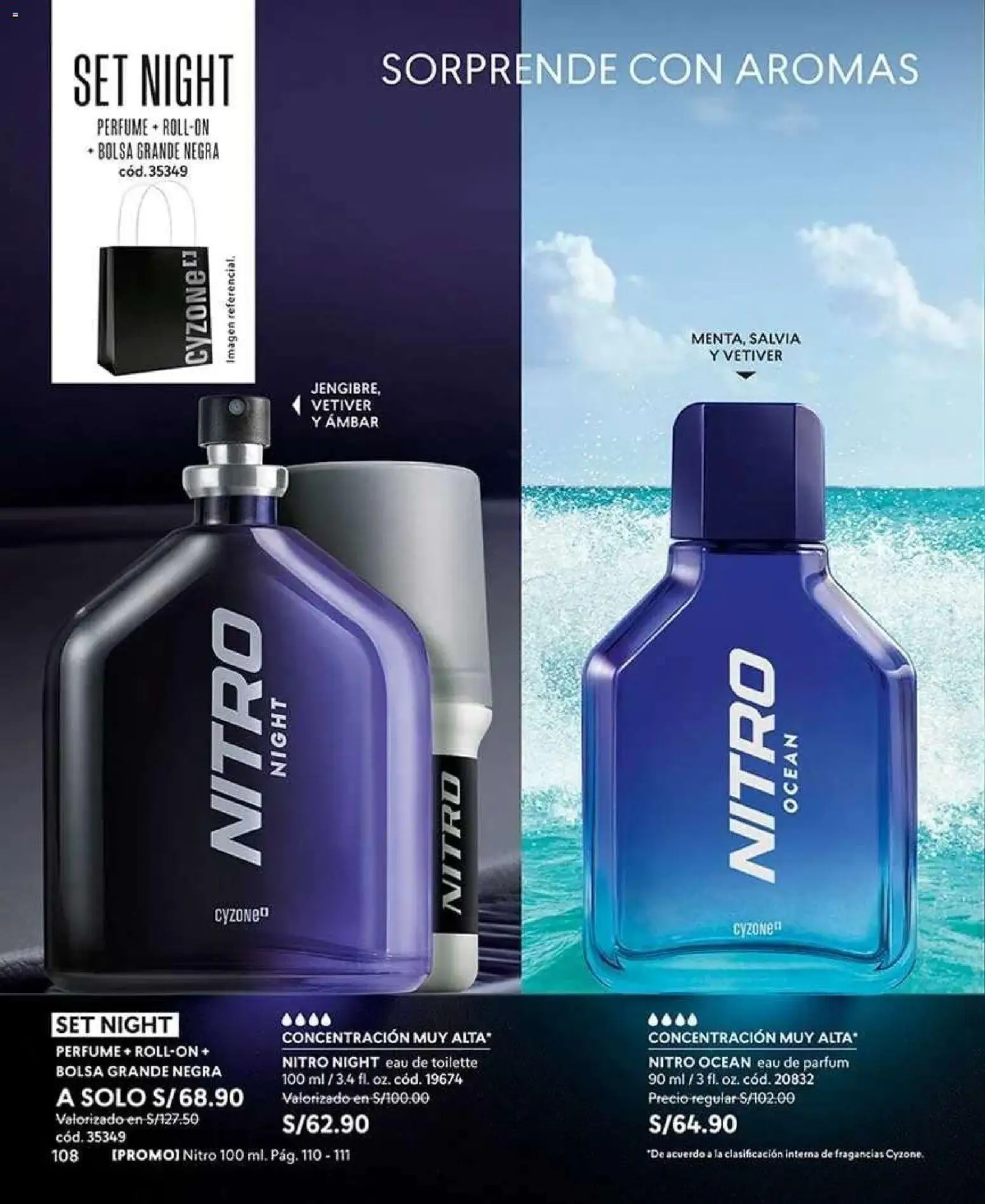 Catálogo CyZone válido desde 22/08/2026 | Página: 108 | Productos: Bolsa, Perfume, EAU de Toilette