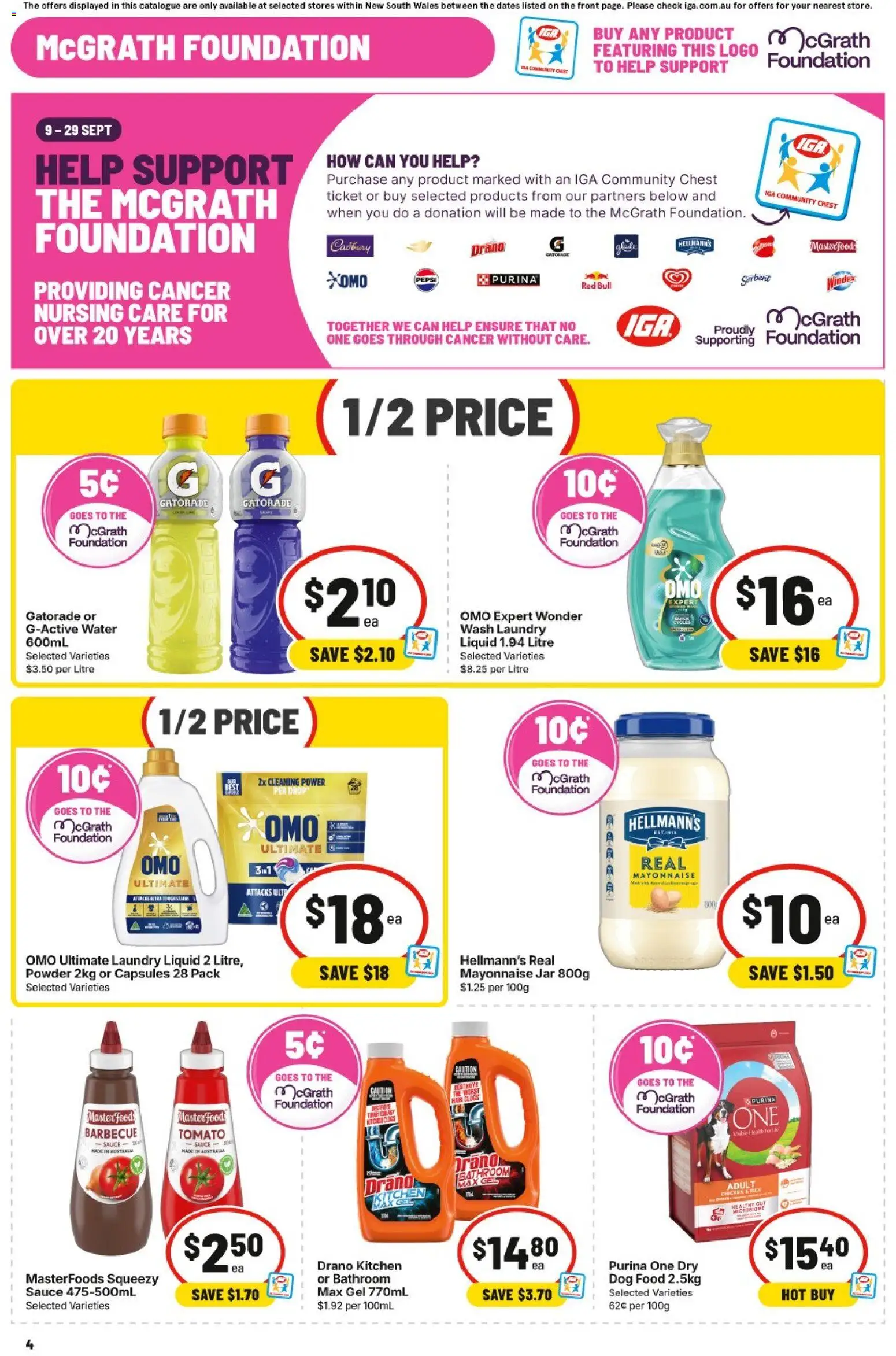 IGA catalogue - valid from 16/09/2026 | Page: 5 | Products: Powder, Chicken, Tomato, Red Bull