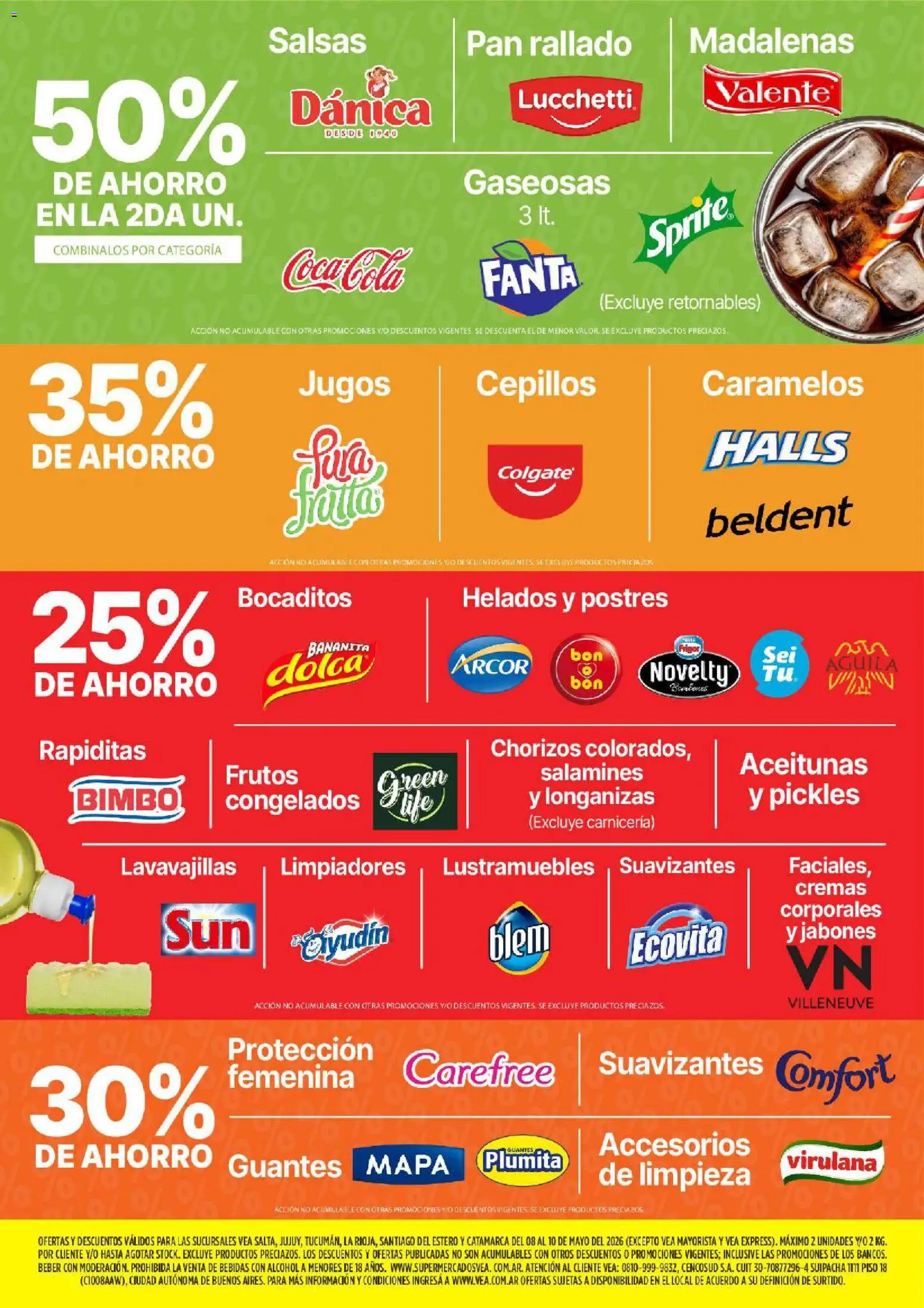 Vea - Oferta fin de semana │ válido desde el 08.05.2026 | Página: 6 | Productos: Lustramuebles, Bombones, Aceitunas, Pan