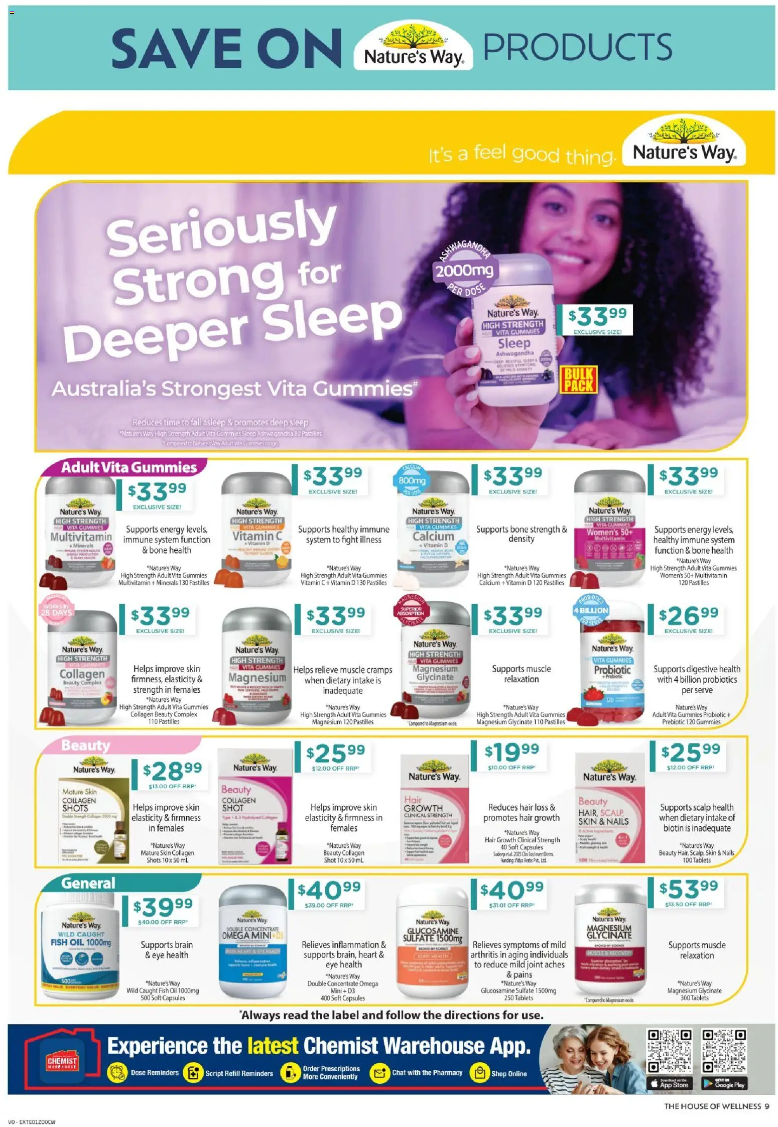 Chemist Warehouse catalogue - valid from 09/07/2026 | Page: 9 | Products: Oil, Hair loss, Multivitamin, Vitamin