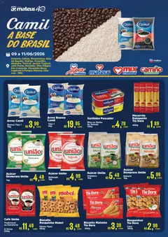 Mateus ofertas Exclusivo Camil - Pré-Visualização do folheto da loja Mateus, válido de 09.06.2026