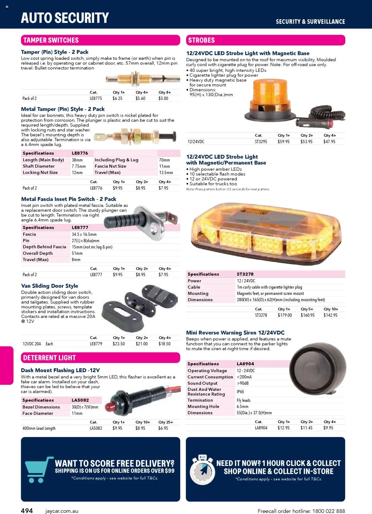 Jaycar catalogue - valid from 09/07/2025 | Page: 494 | Products: Cabinet, Sliding door, Spade, Nuts