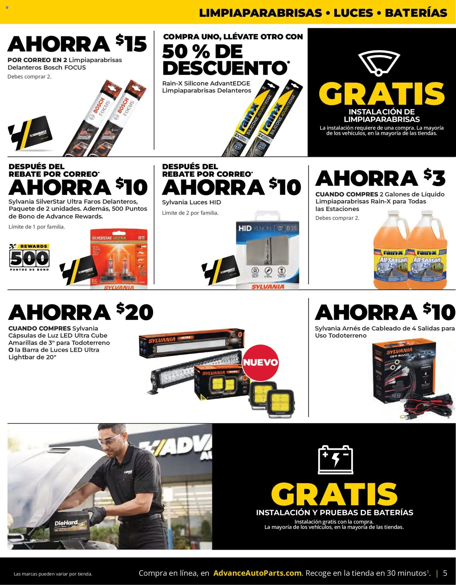 Advance Auto Parts Sales Ad - Spanish - valid from 09/13/2026 | Page: 5