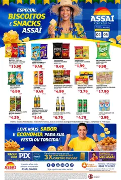 Assaí Atacadista ofertas - DF - Pré-Visualização do folheto da loja Assaí Atacadista, válido de 04/07/2026