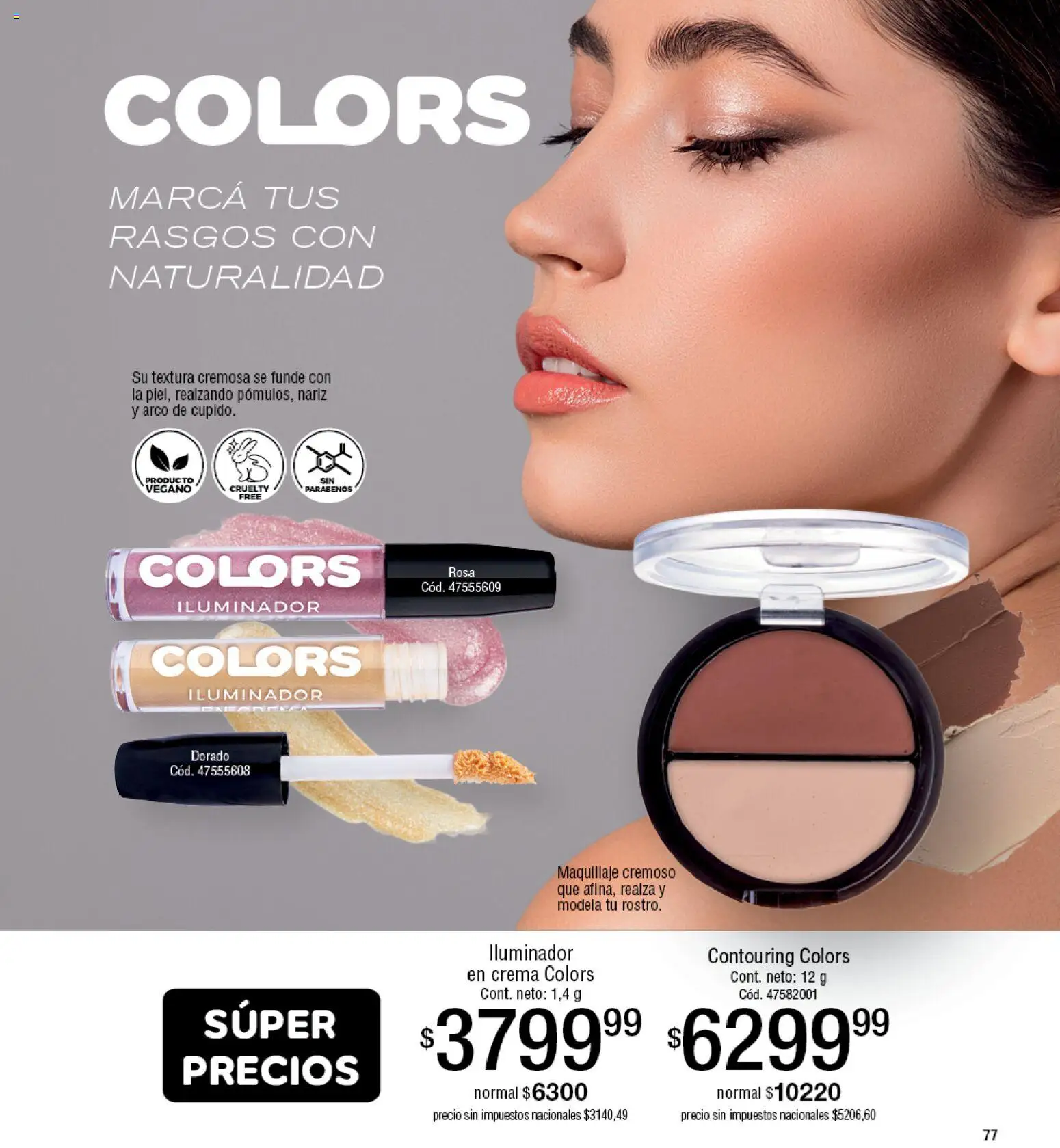 Millanel - Catálogo │ válido desde el 25.05.2026 | Página: 77 | Productos: Maquillaje, Iluminador, Crema
