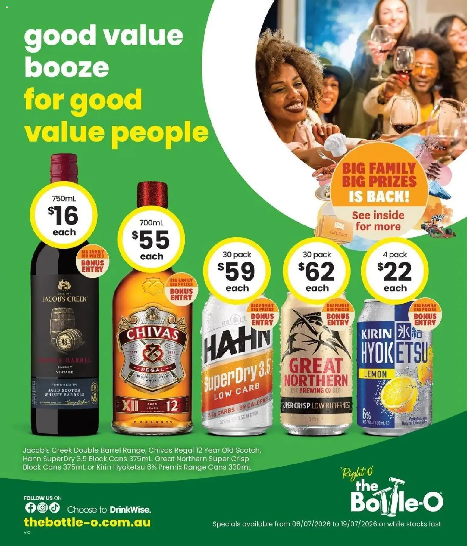 The Bottle-O catalogue - valid from 06/07/2026 | Page: 1 | Products: Lemon, Scotch