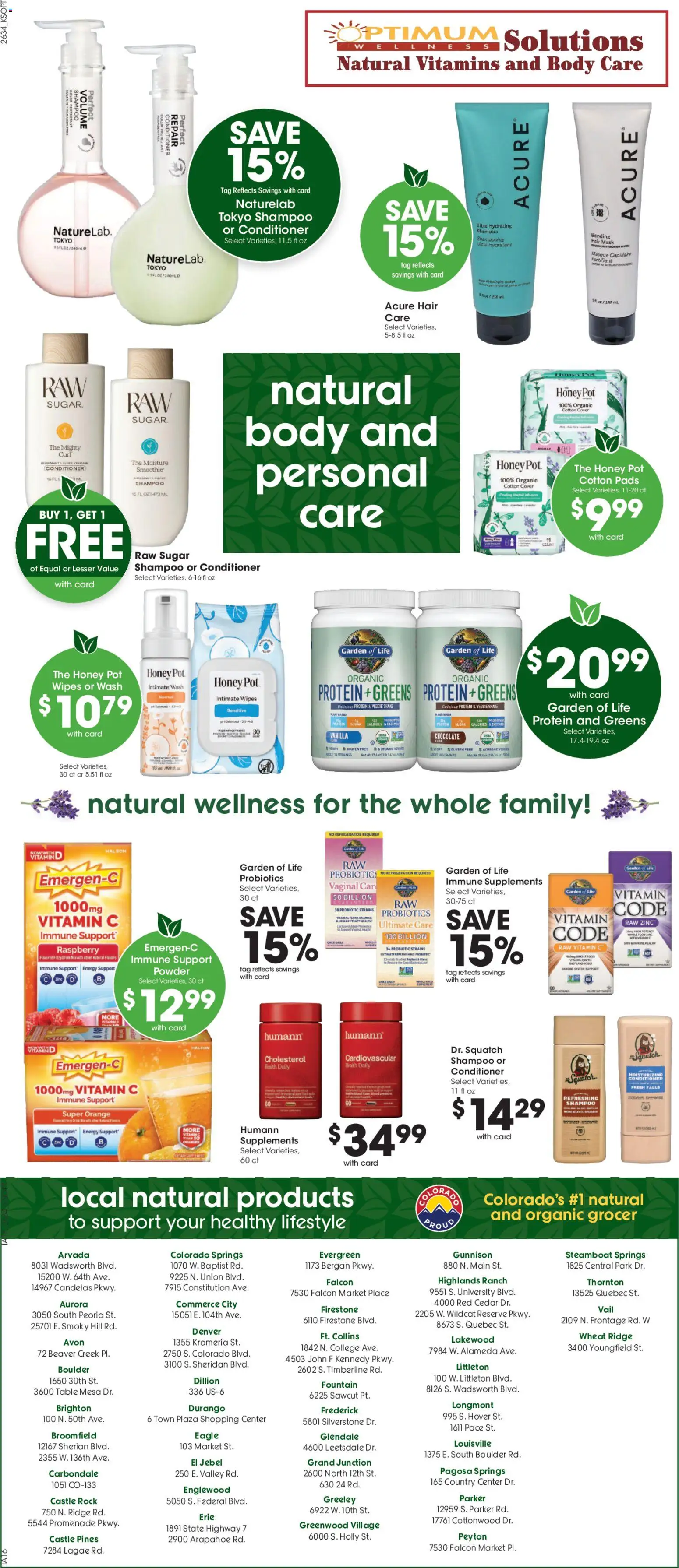 King Soopers Weekly Ad - valid from 09/23/2026 | Page: 9 | Products: Shampoo, Hair mask, Honey, Ridge