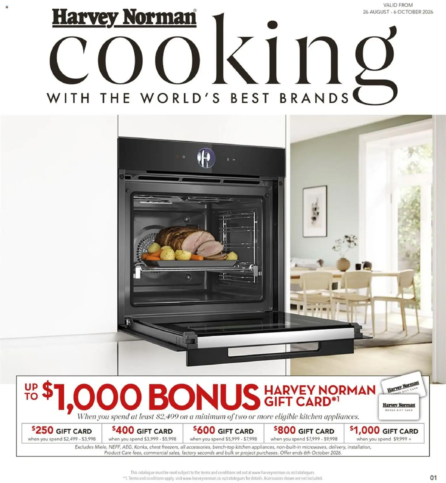 Harvey Norman catalogue from 26 Aug 2026 | Page: 1