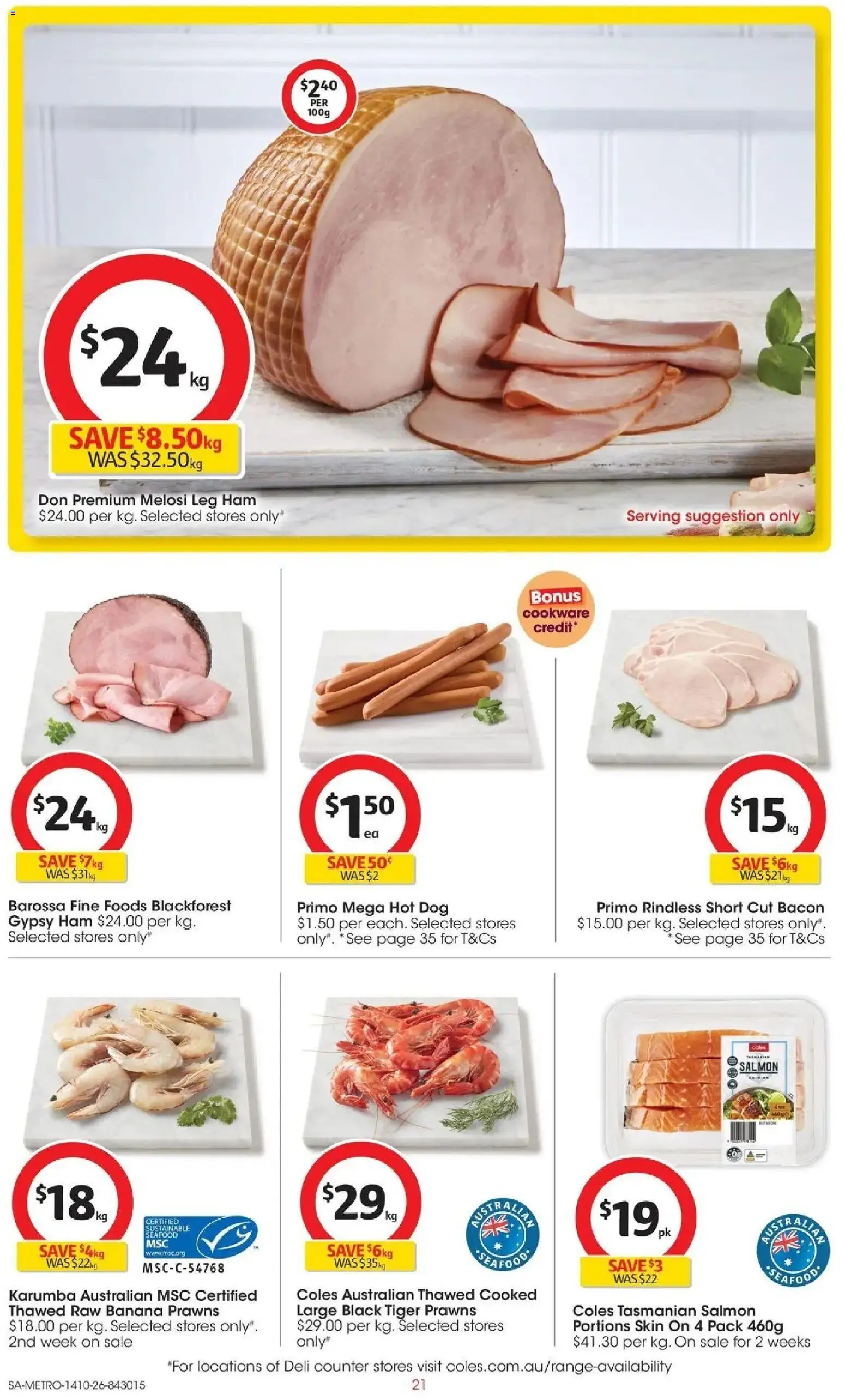 ﻿Coles catalogue valid from 14/10/2026 > Online Australia | Page: 21