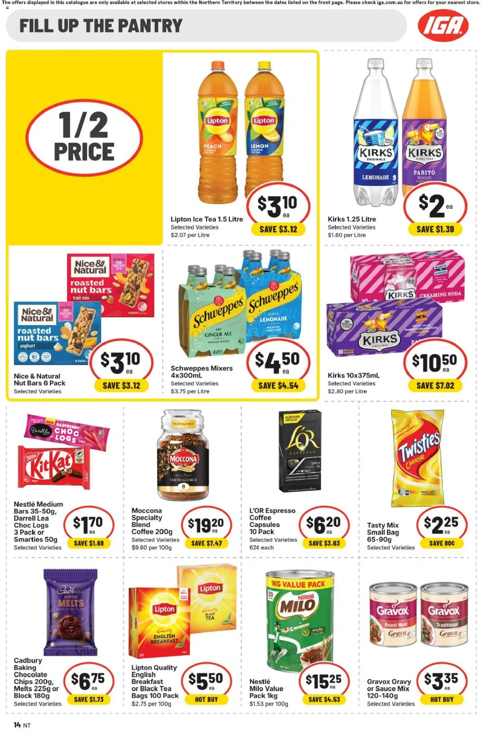 IGA catalogue - valid from 22/07/2026 | Page: 10 | Products: Yoghurt, Ginger, Tea, Meat