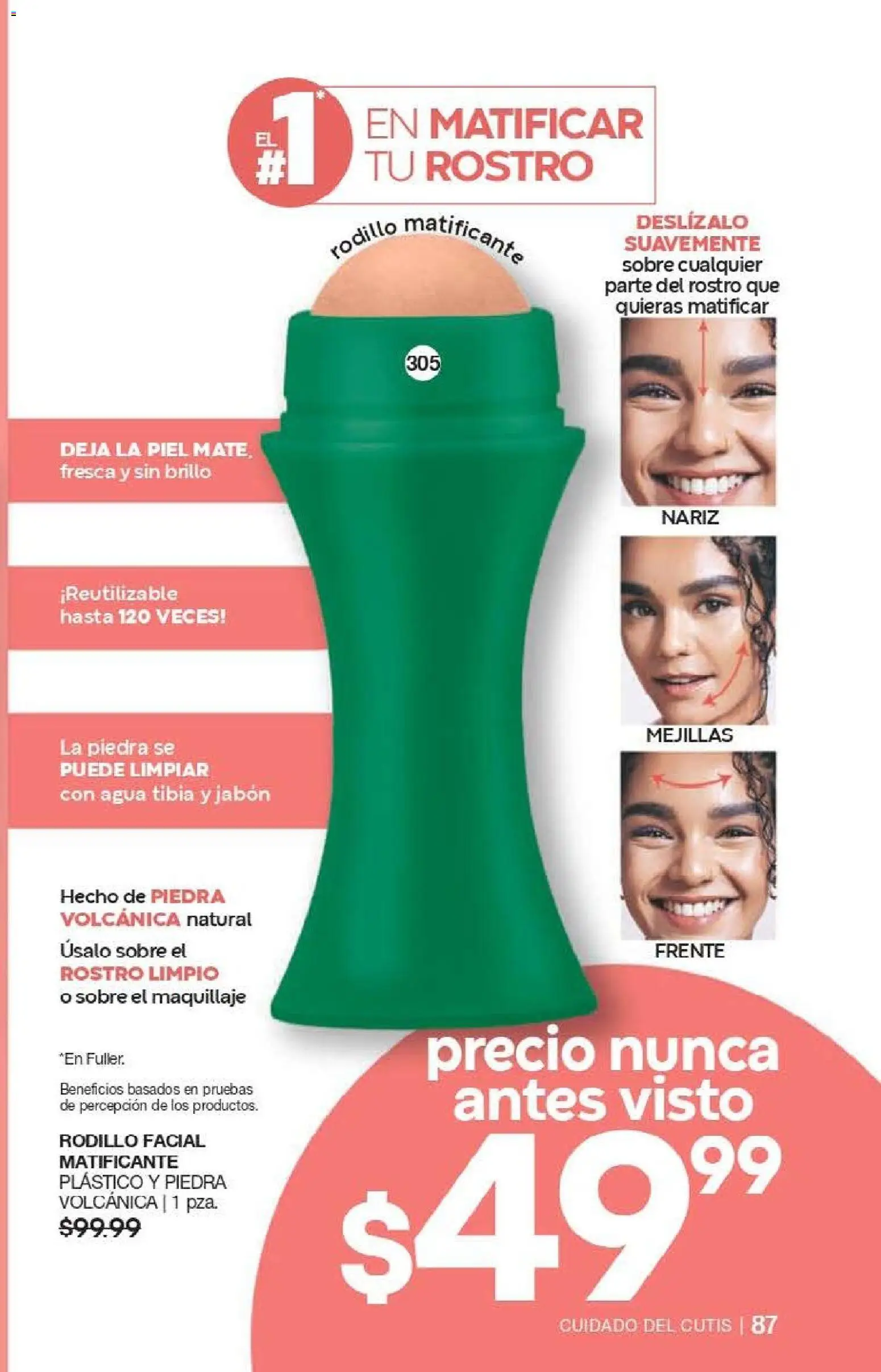 Nuevas ofertas de Fuller válidas en toda la República Mexicana desde el 13.05.2026. ¡Encuentra las mejores ofertas en Fuller campaña 3 2026! | Página: 85 | Productos: Agua, Maquillaje, Rodillo, Sobre