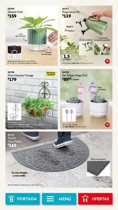 Vista previa de Betterware campaña 5 2026, nuevo folleto de la tienda, válido en México a partir del 04.05.2026 | Página: 73 | Productos: Planta, Regadera, Maceta, Porta macetas