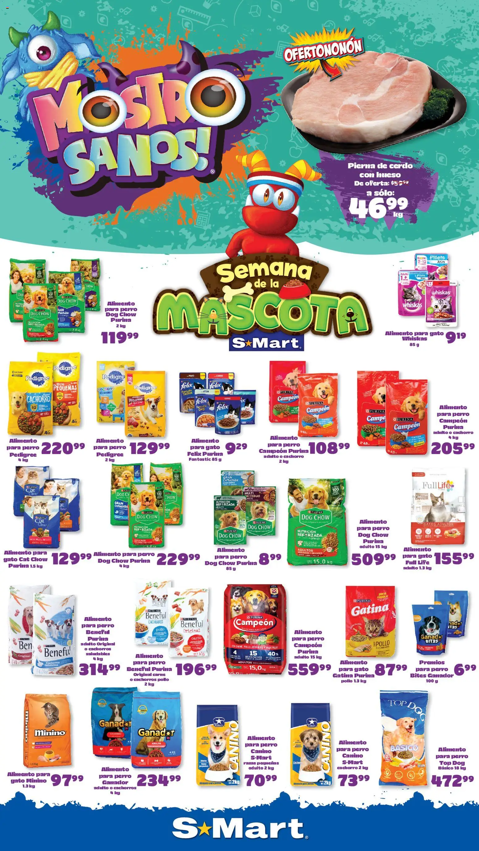 Nuevas ofertas de S-Mart válidas en toda la República Mexicana desde el 07/08/2026. ¡Encuentra las mejores ofertas en S-Mart folleto Ofertas de feria Reynosa! | Página: 1 | Productos: Pollo, Atún, Wc, Top