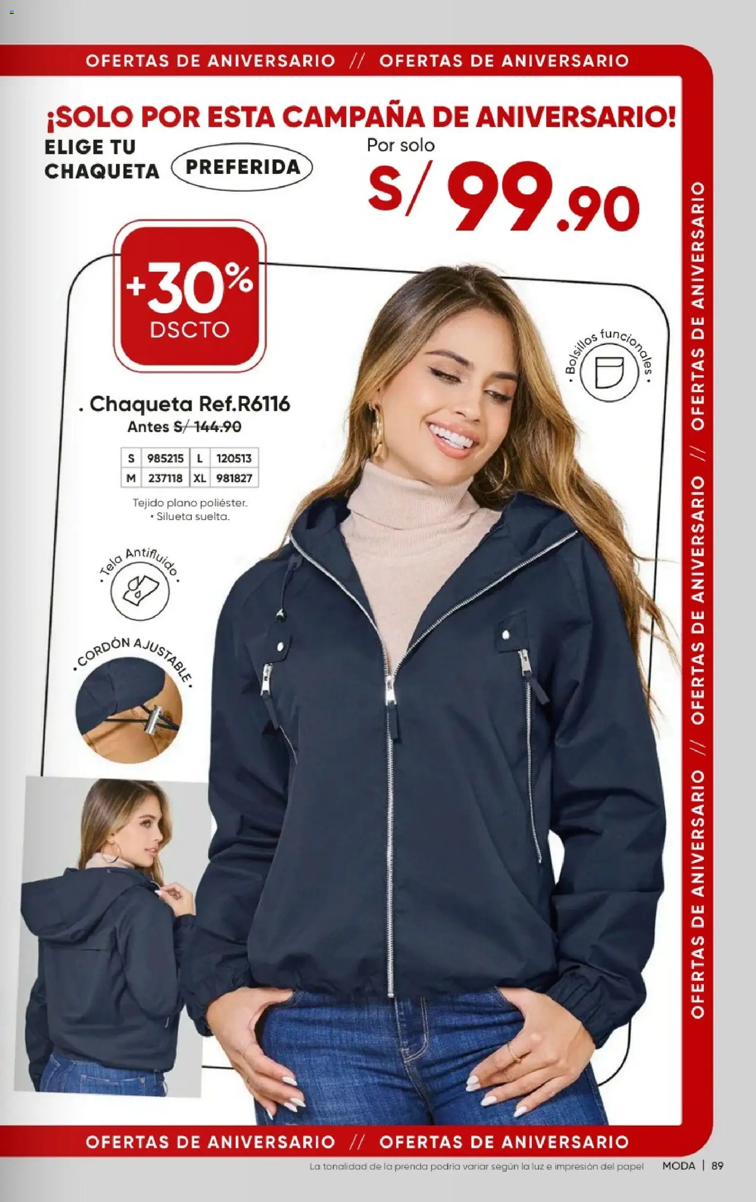 Catálogo Azzorti válido desde 20/09/2026 | Página: 91 | Productos: Chaqueta, Bolsillos