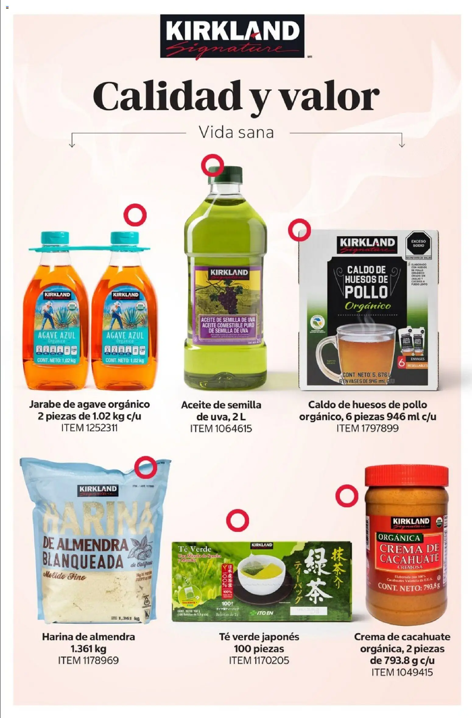 Nuevas ofertas de Costco válidas en toda la República Mexicana desde el 01/08/2026. ¡Encuentra las mejores ofertas en Costco catálogo Agosto! | Página: 46 | Productos: Pollo, Uva, Té, Té verde