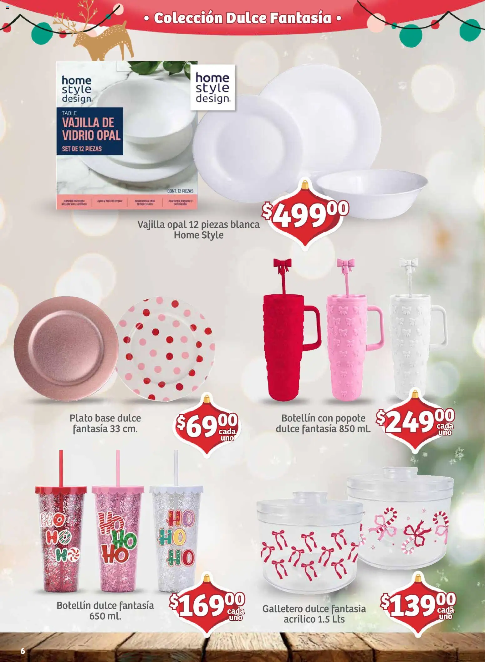 Nuevas ofertas de Soriana válidas en toda la República Mexicana desde el 30/09/2026. ¡Encuentra las mejores ofertas en Soriana folleto Decoración de Navidad Mercado! | Página: 6