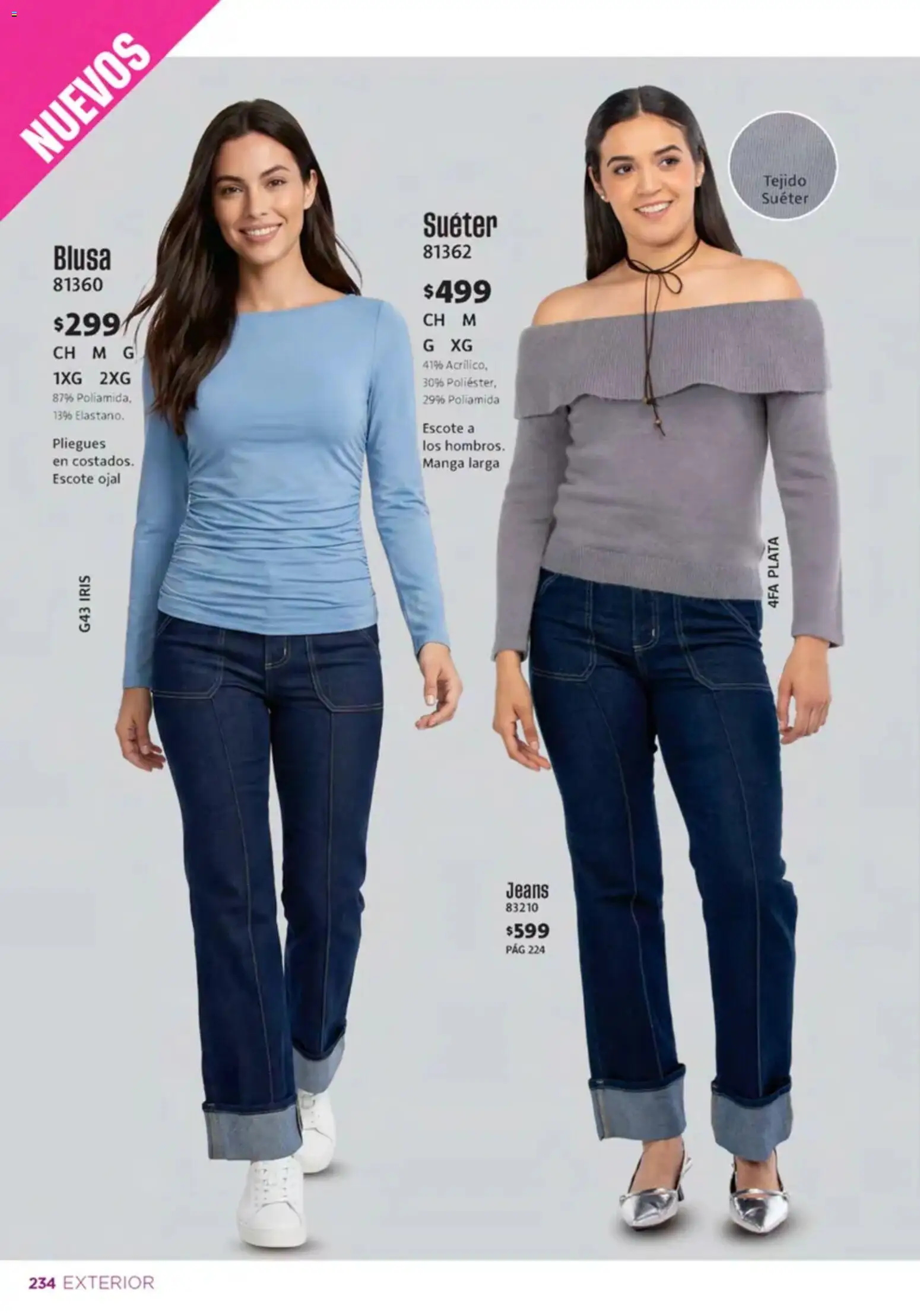 Nuevas ofertas de Ilusión válidas en toda la República Mexicana desde el 01/10/2026. ¡Encuentra las mejores ofertas en Ilusión catálogo Invierno! | Página: 236 | Productos: Blusa, Suéter, Manga