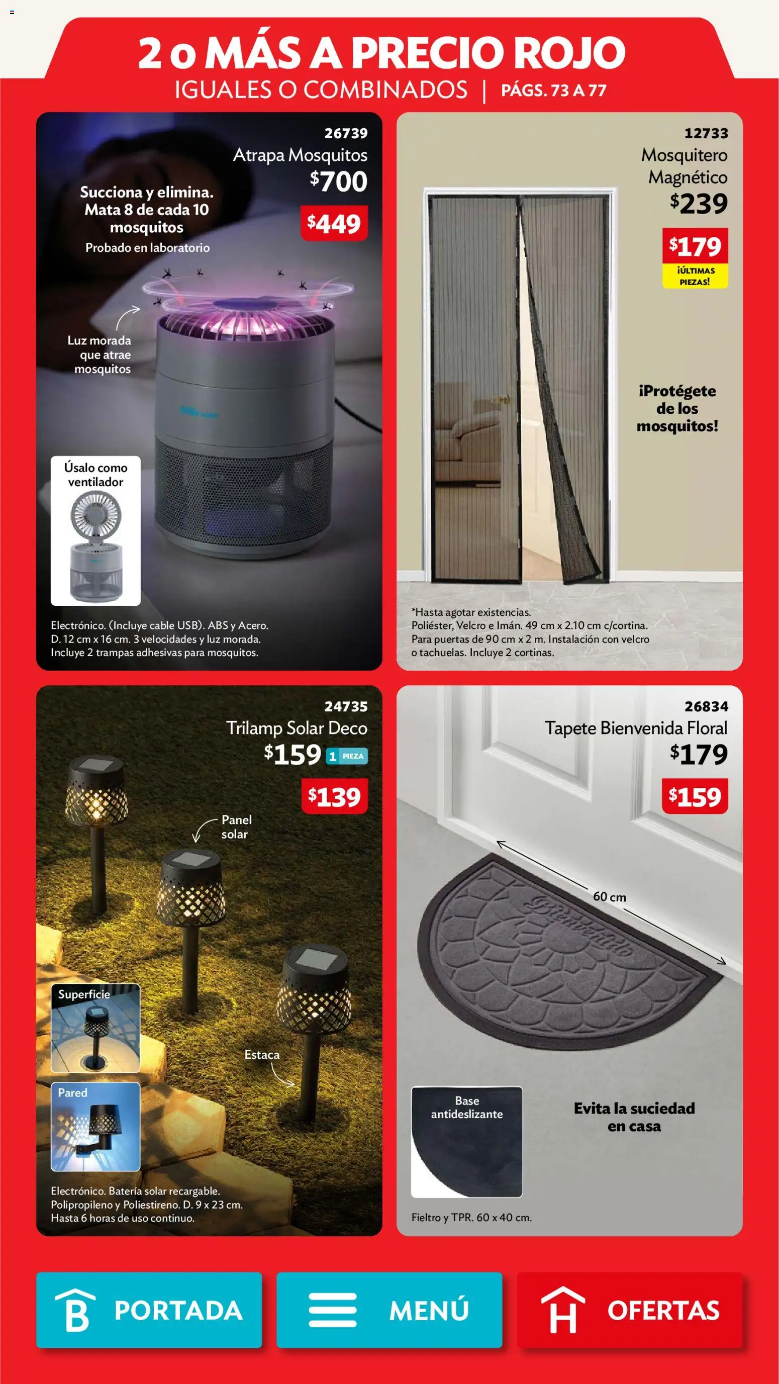 Nuevas ofertas de Betterware válidas en toda la República Mexicana desde el 28/09/2026. ¡Encuentra las mejores ofertas en Betterware campaña 10 2026! | Página: 73