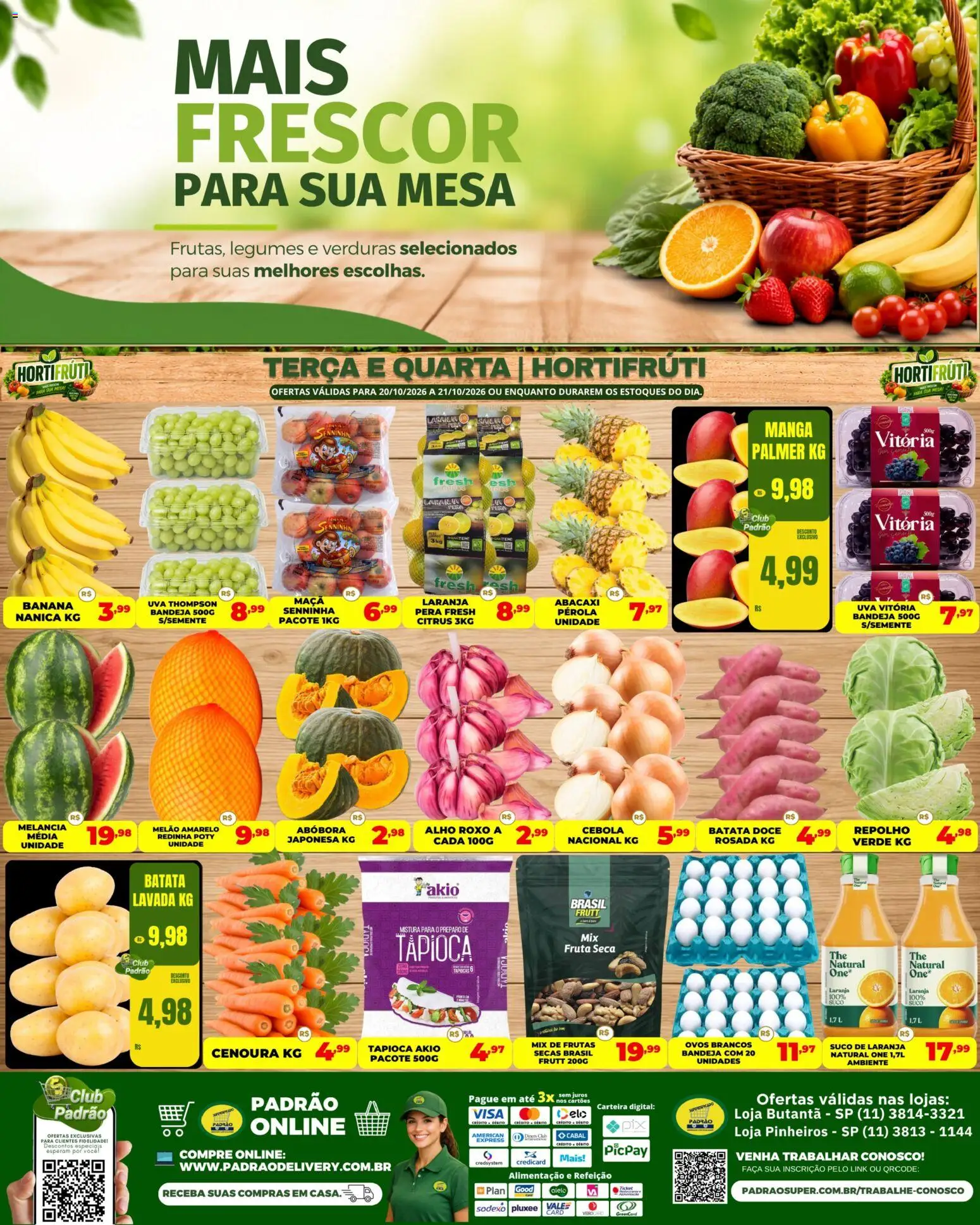 Supermercado Padrão Folheto - válido de 20/10/2026 | Página: 1
