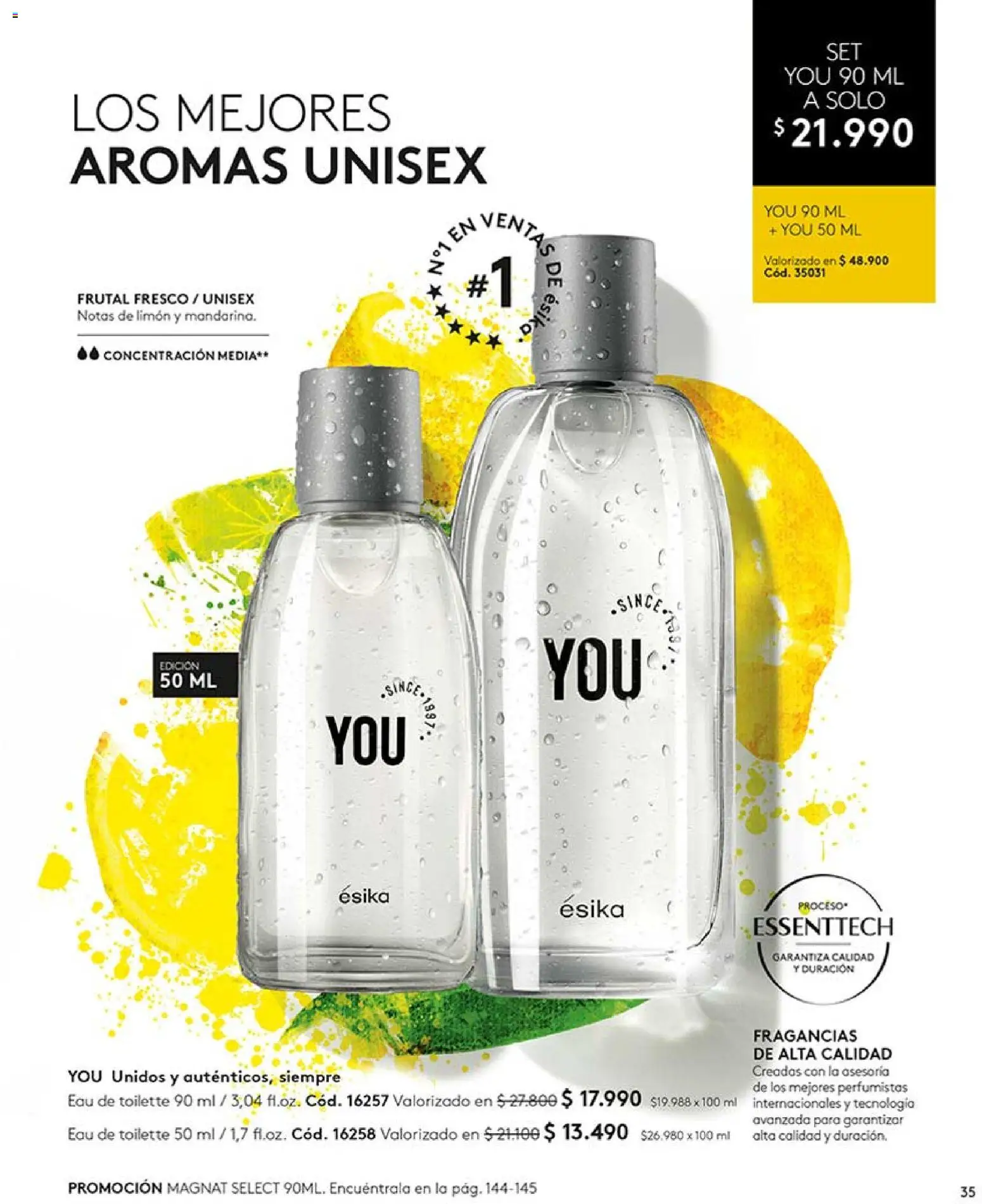 Catálogo Ésika Campaña 11 │ válido desde el 15.06.2026 | Página: 35 | Productos: Limón, Eau de toilette