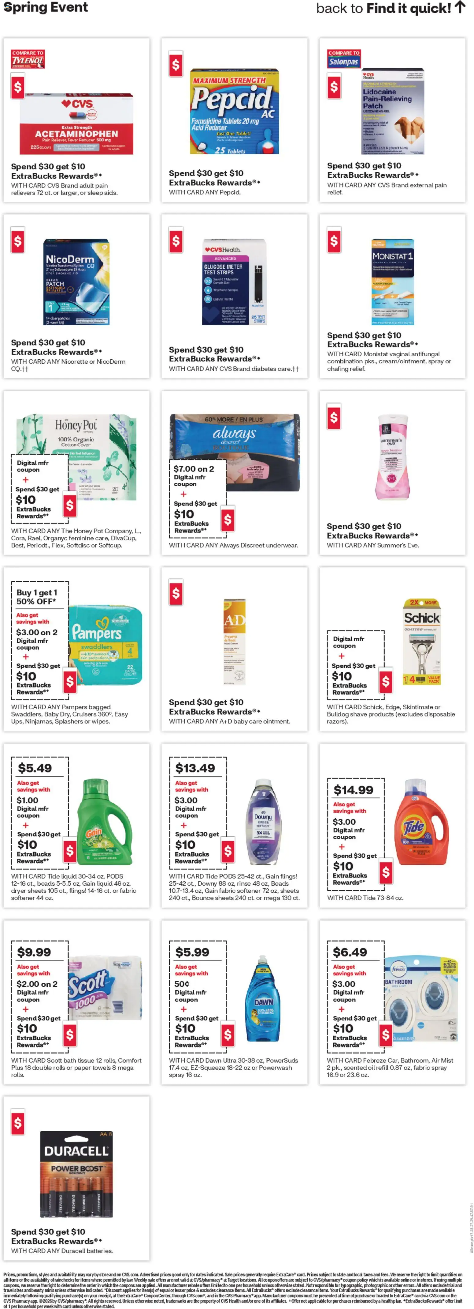 CVS Pharmacy Weekly Ad - OH - valid from 19.04.2026 | Page: 21 | Products: Glucose, Oil, Tablet, Dryer