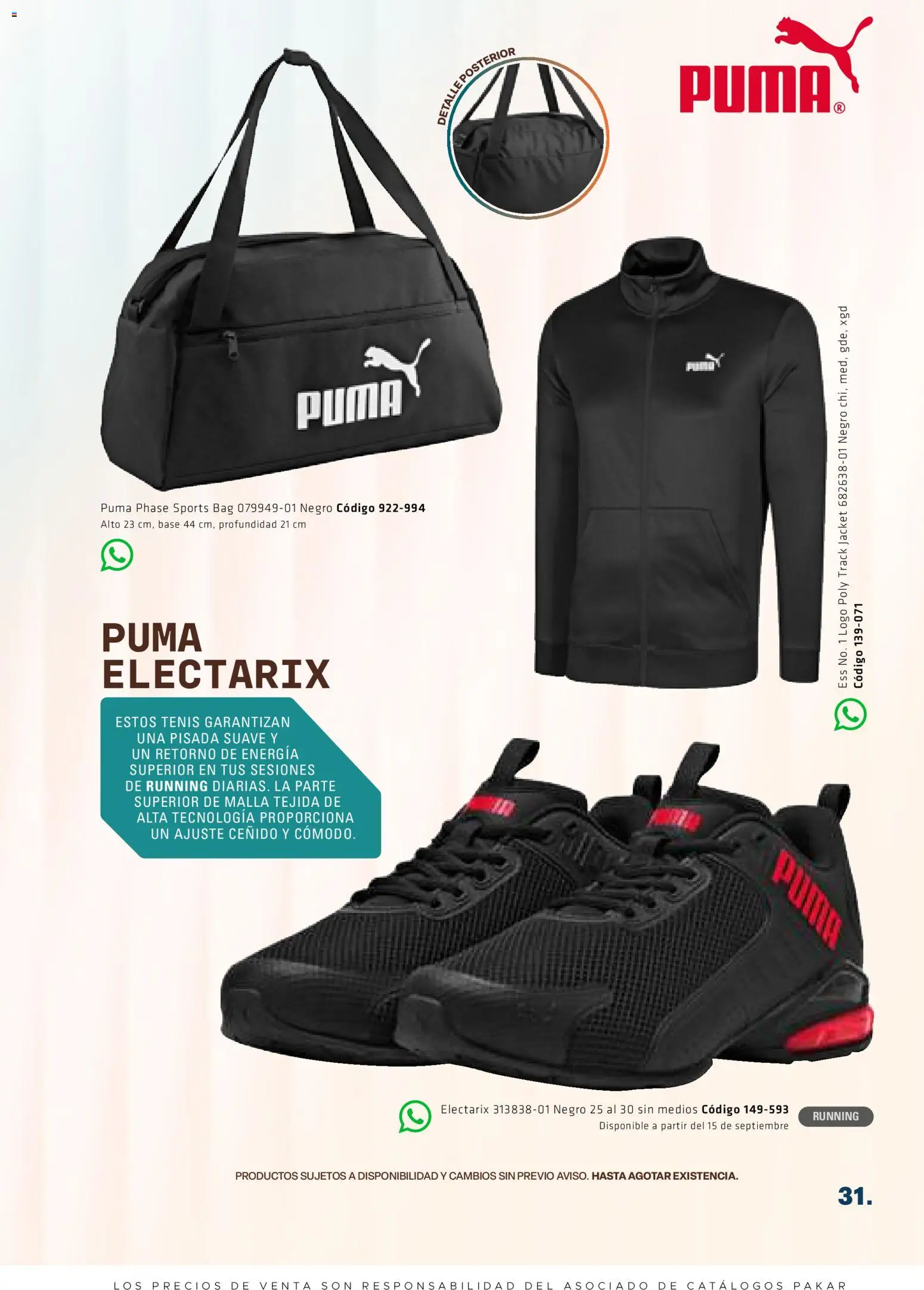 Nuevas ofertas de SC Pakar válidas en toda la República Mexicana desde el 28/08/2026. ¡Encuentra las mejores ofertas en SC Pakar catálogo Premium Men Tomo 2! | Página: 31 | Productos: Tenis, Malla