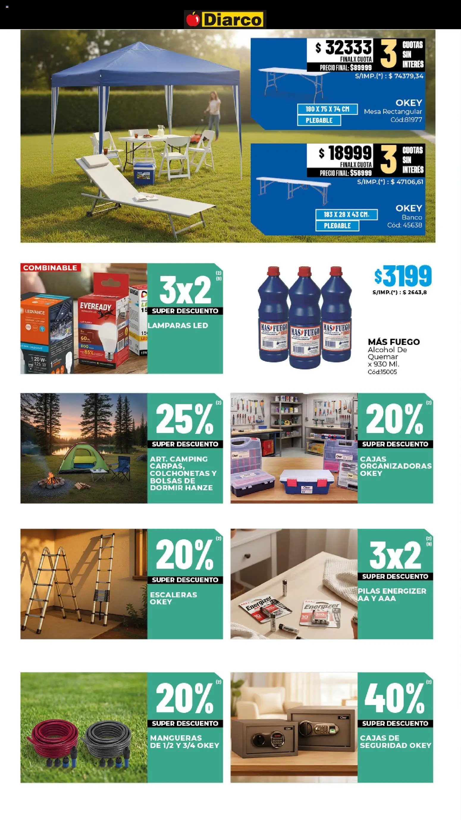 Diarco ofertas │ válido desde el 25.05.2026 | Página: 22 | Productos: Mesa, Pilas